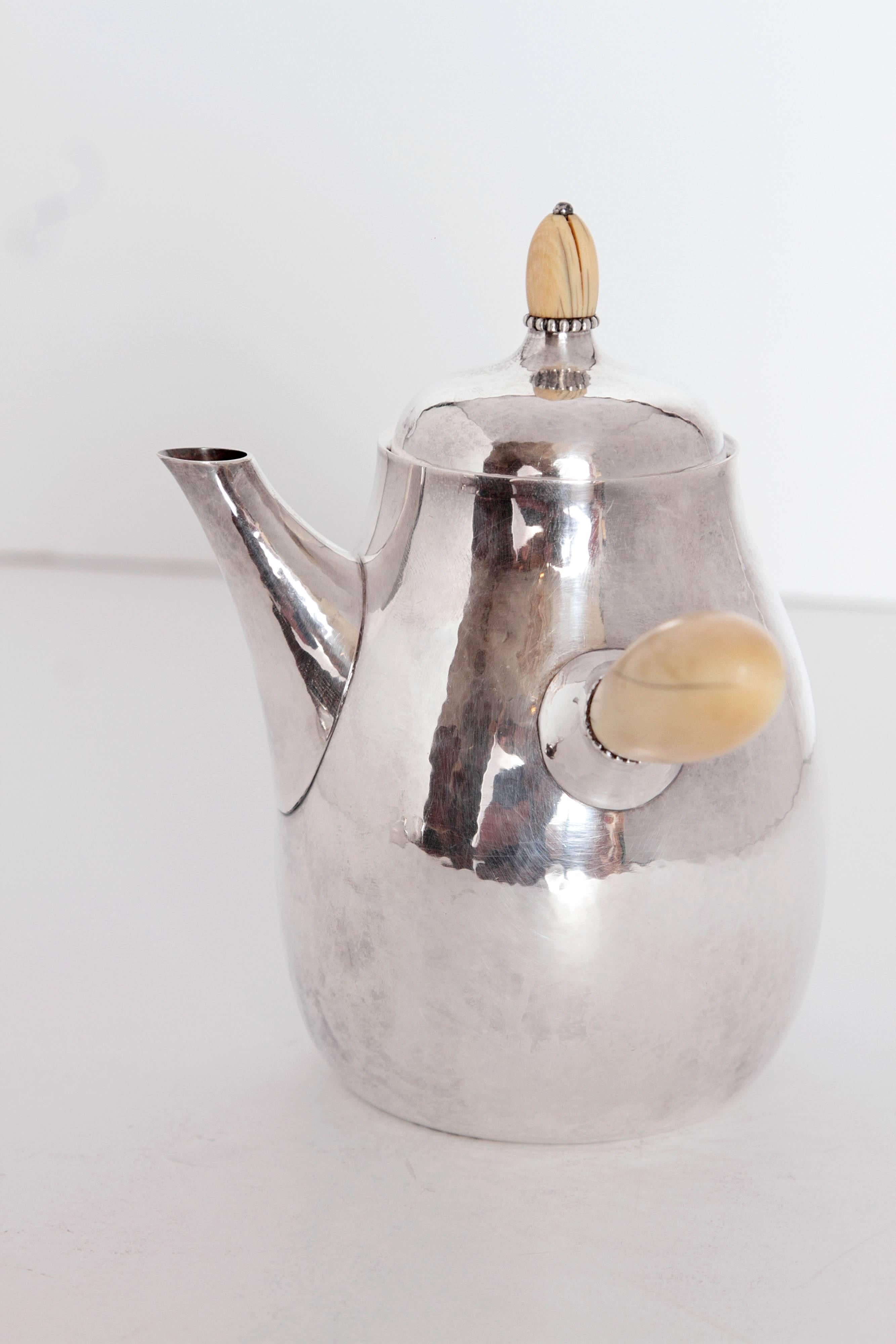 Danish Sterling Silver Coffee Set by Georg Jensen