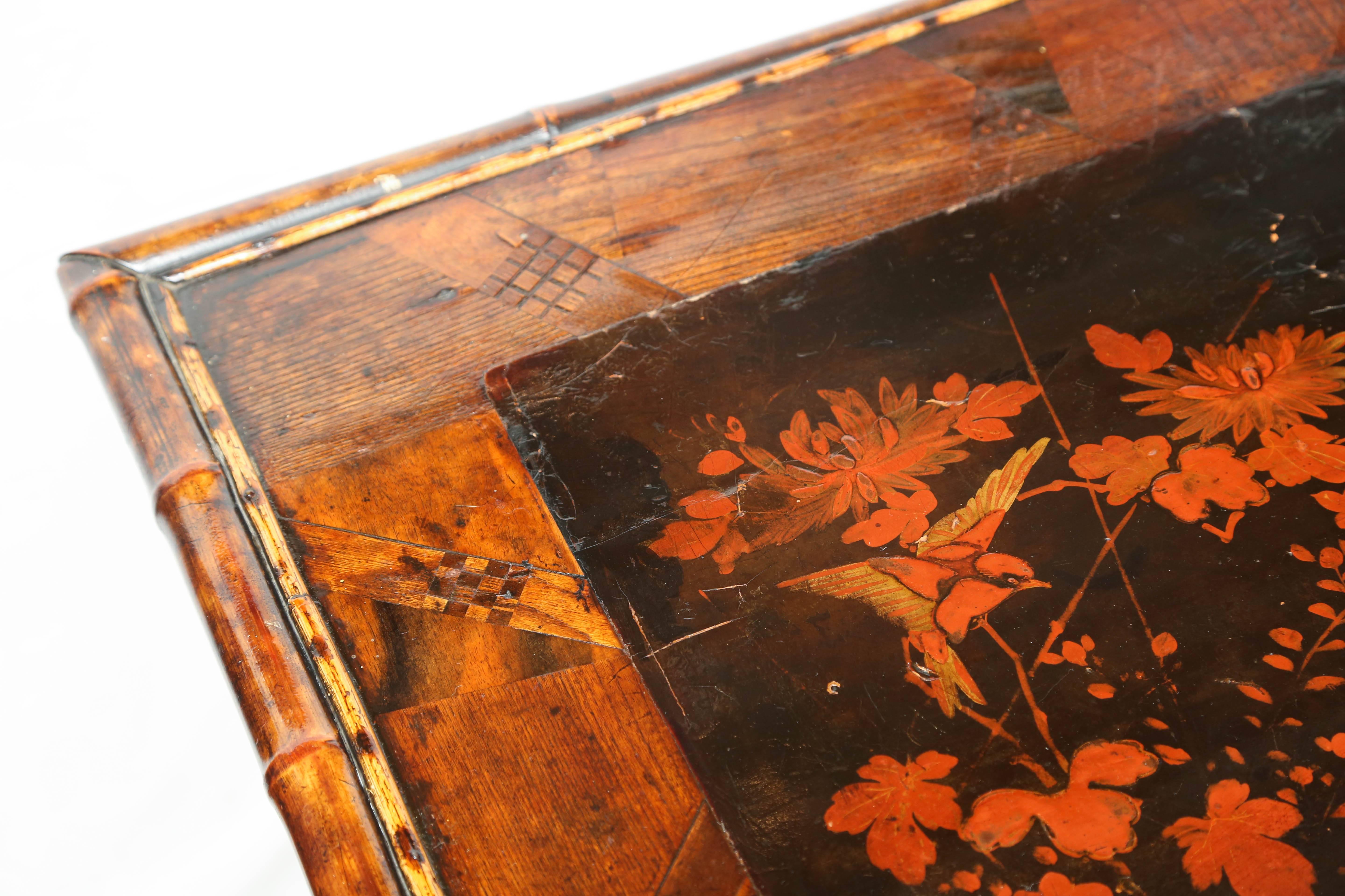 Fine 19th Century English Bamboo Side Table 2