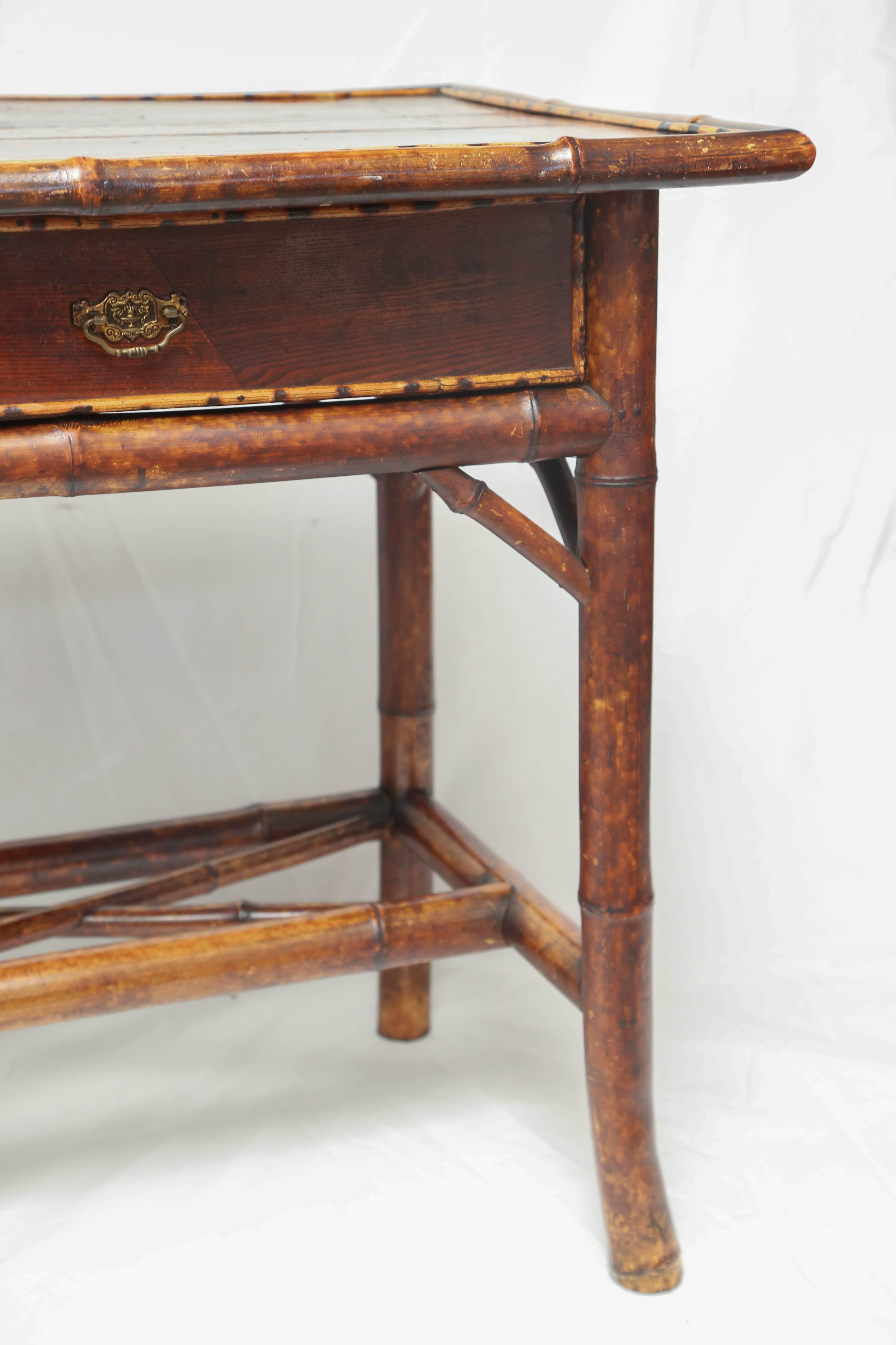 Fine 19th Century English Bamboo Side Table 3