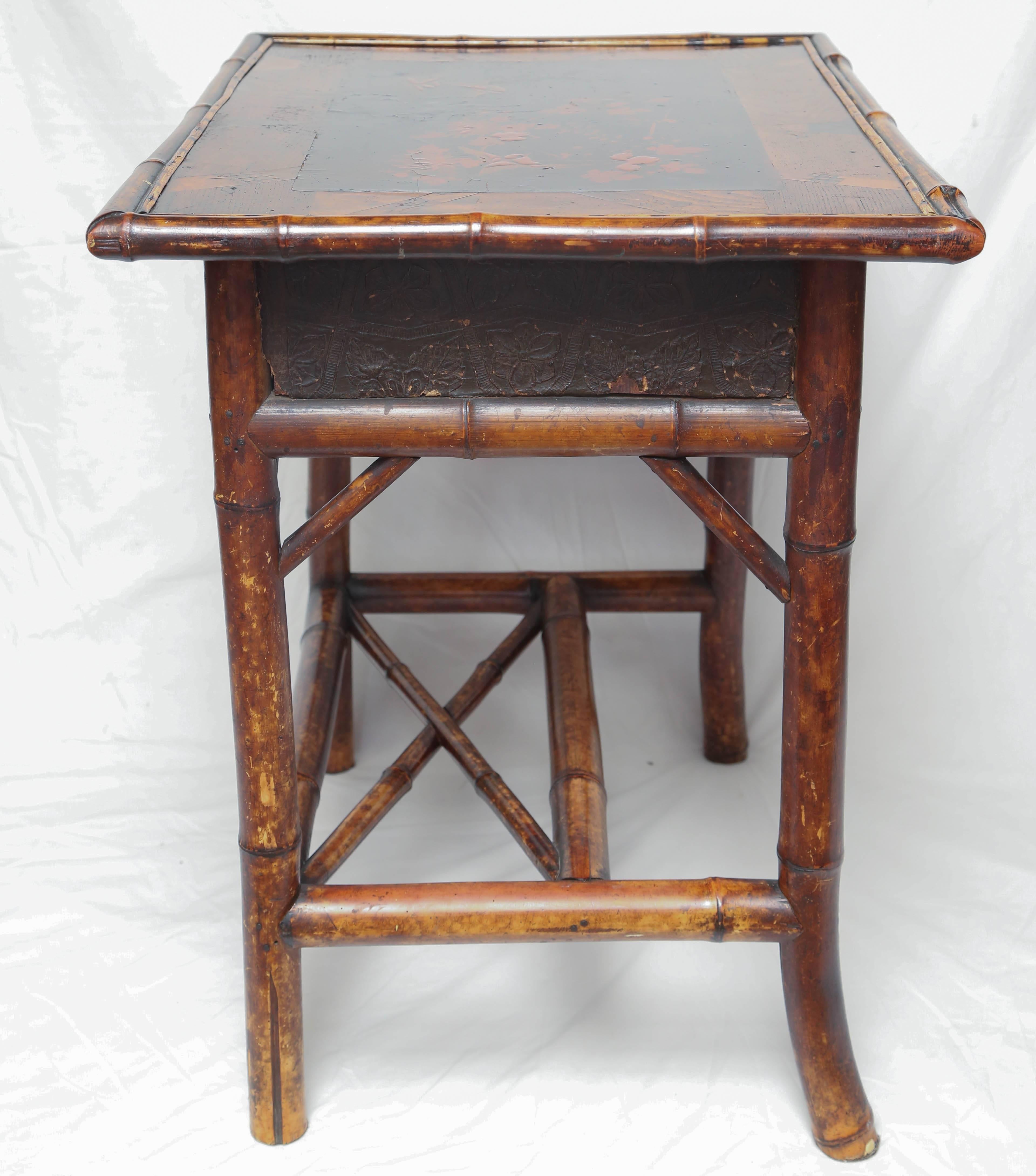 Fine 19th Century English Bamboo Side Table 6