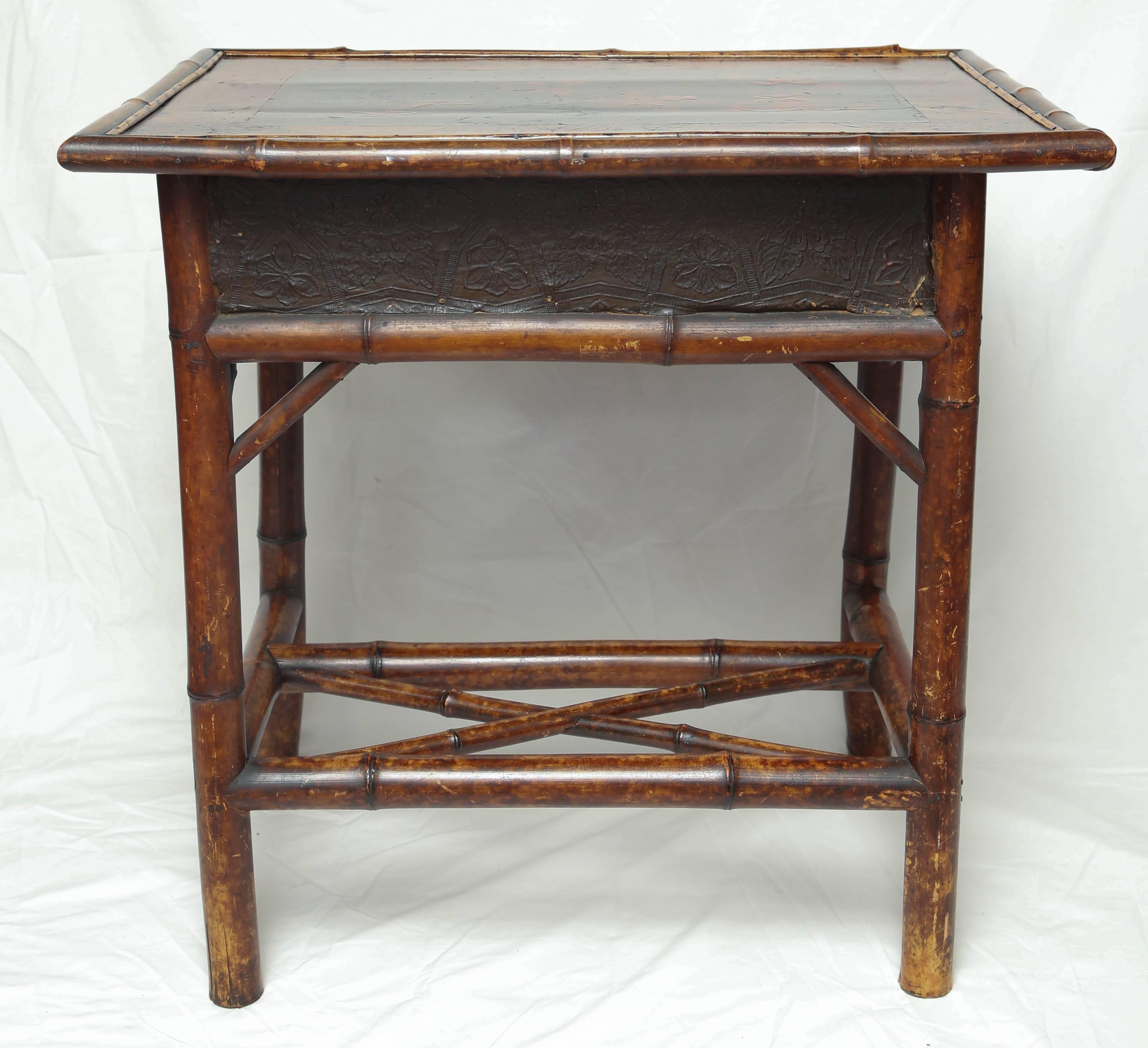 Fine 19th Century English Bamboo Side Table 7