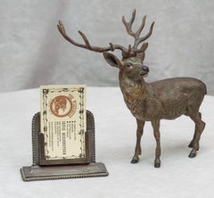 Vienna Bronze Stag Sculpture