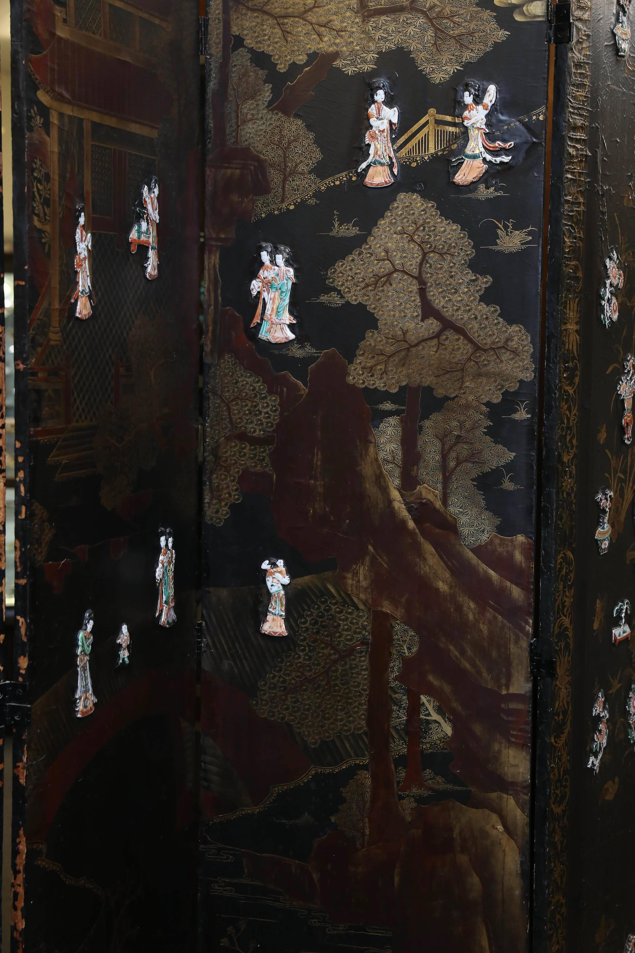 19th Century Chinese Screen or Room Divider