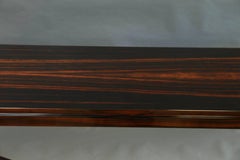 Art Deco French Console Tables in Macassar