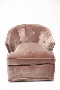 Custom Upholstered Lounge Chair, 1960s, USA