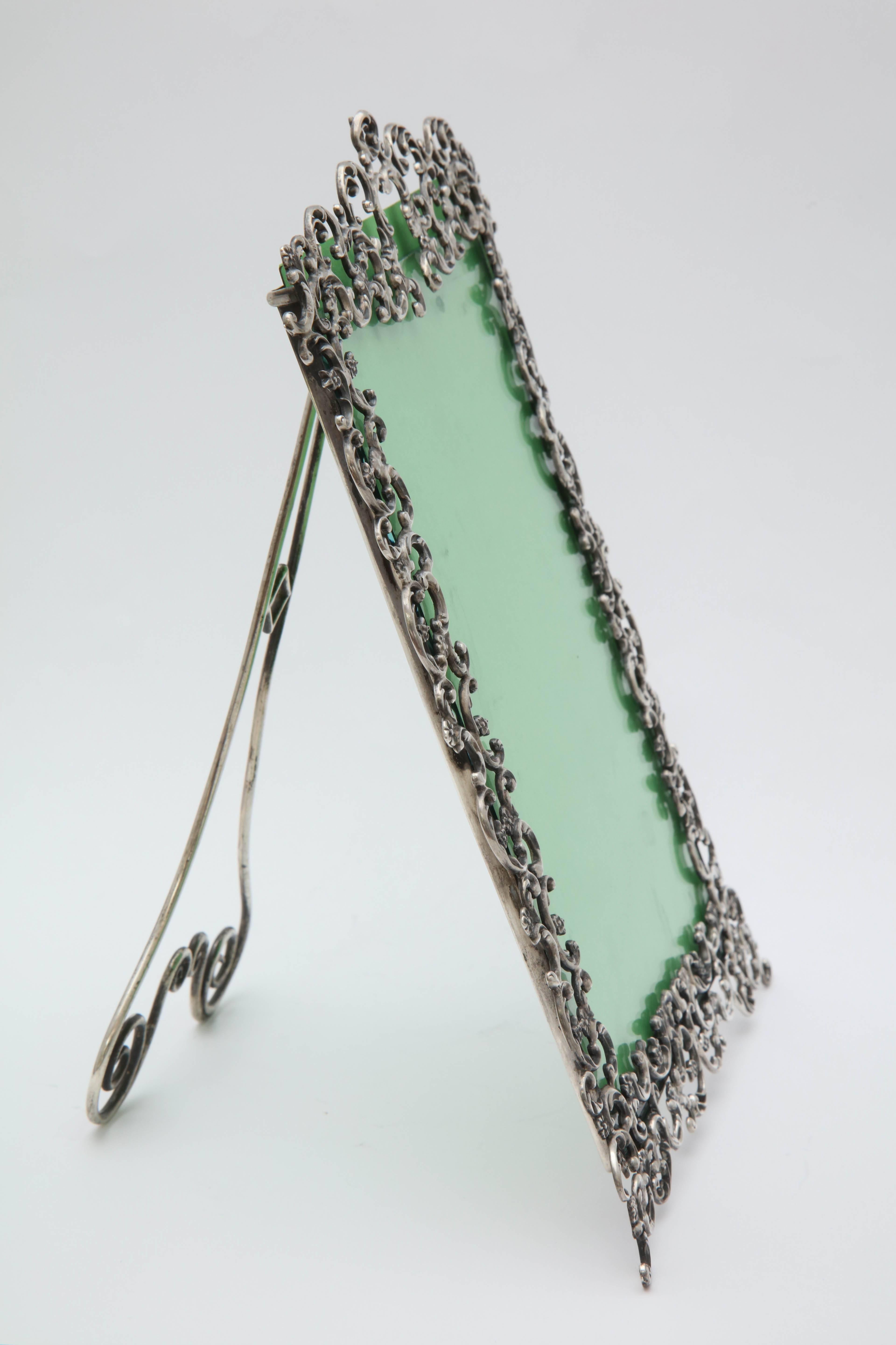 Late 19th Century Victorian Sterling Silver Picture Frame