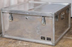 Vintage Aluminum Storage Trunk
