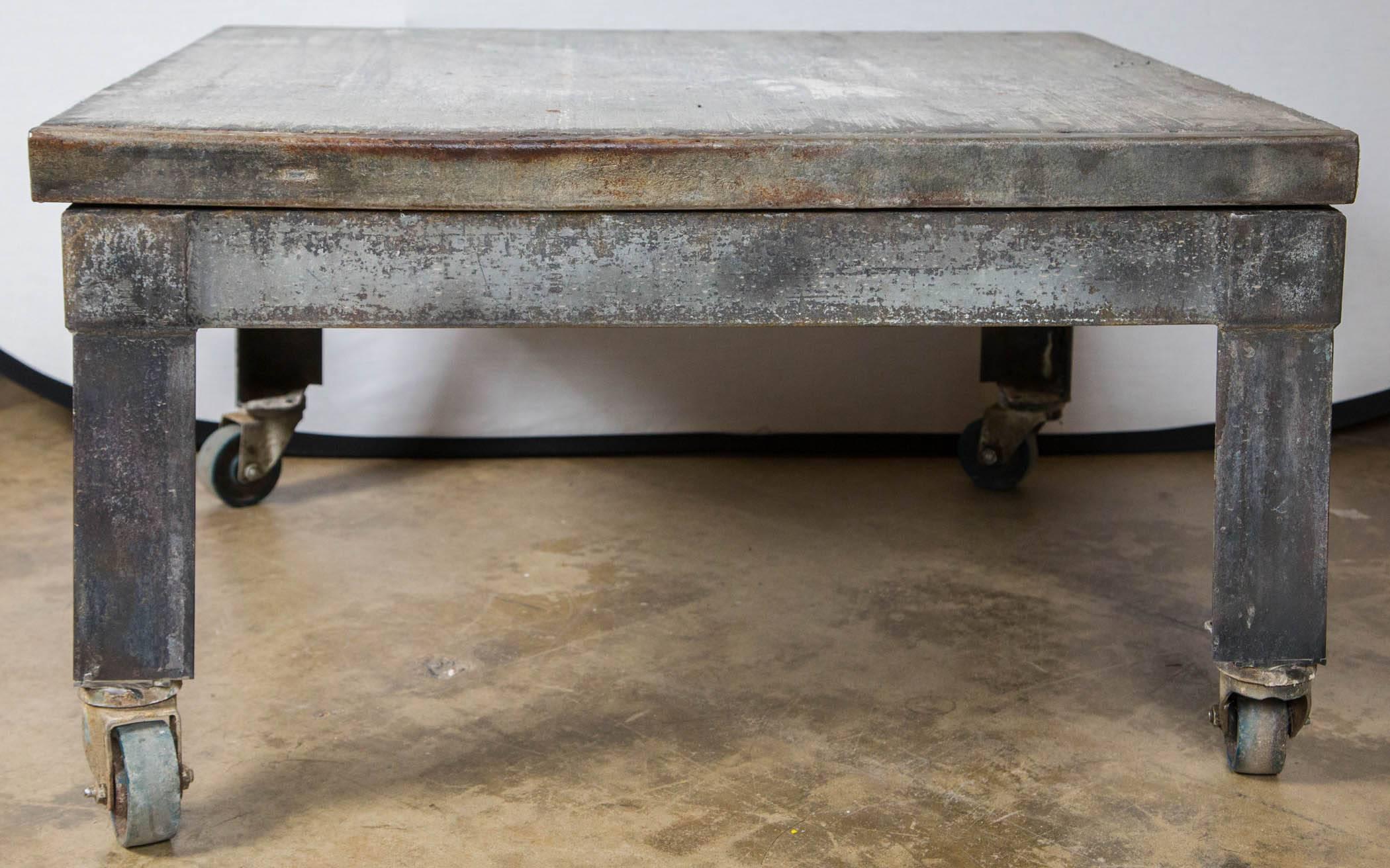 Industrial Pallet Coffee Table For Sale