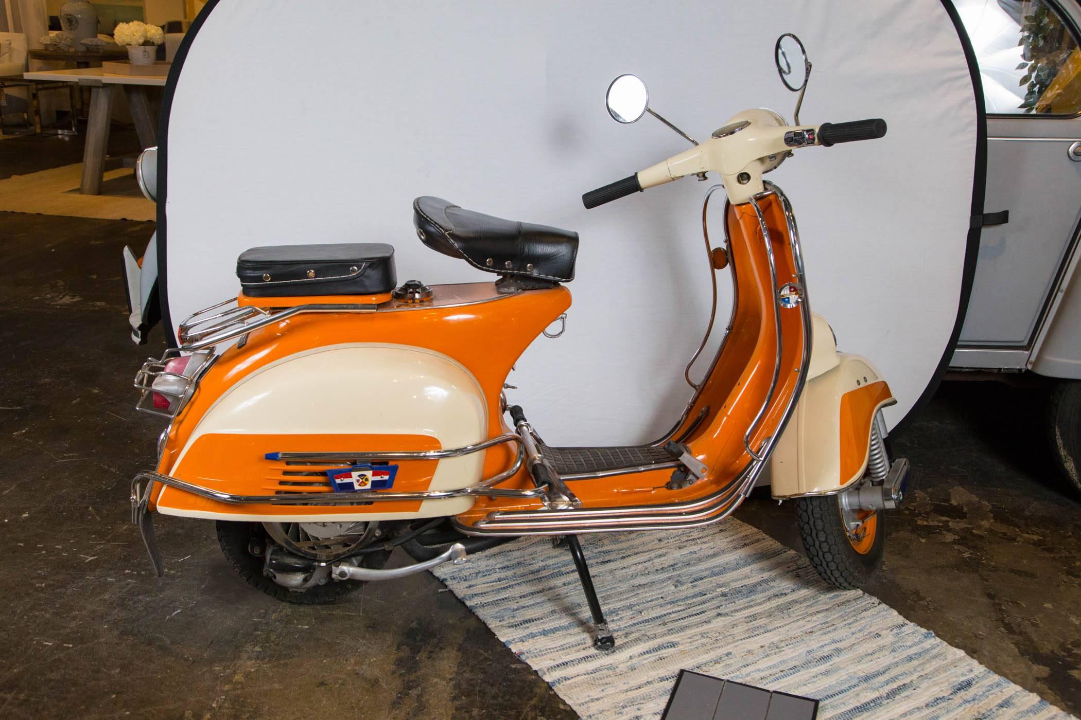 1960s Vespa scooter.