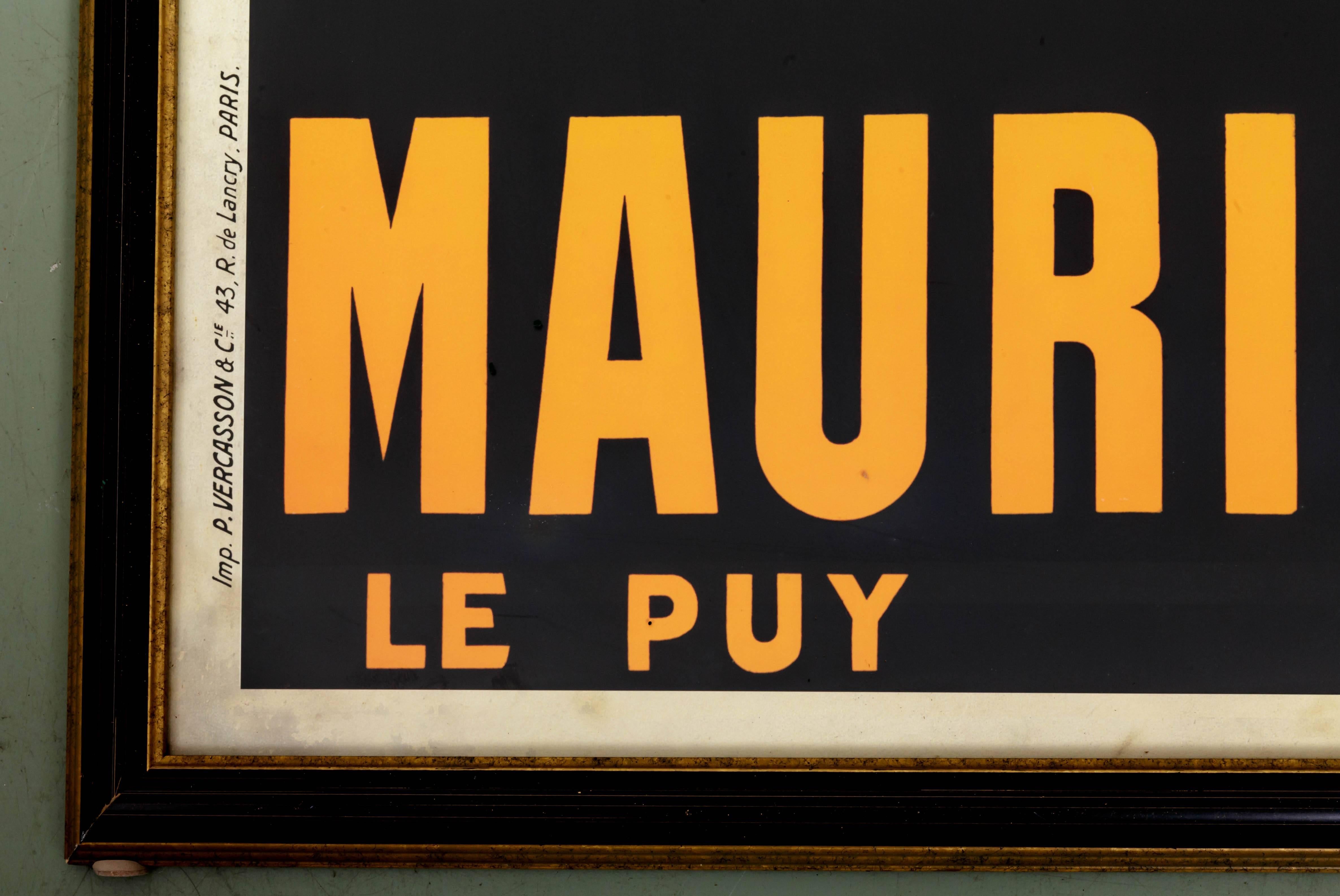 French Maurin Quina Le Puy France Poster