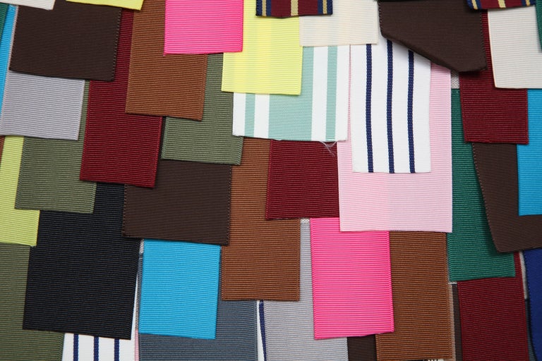 Dransfield and Ross Grosgrain Ribbon Embellished Pillows at 1stDibs