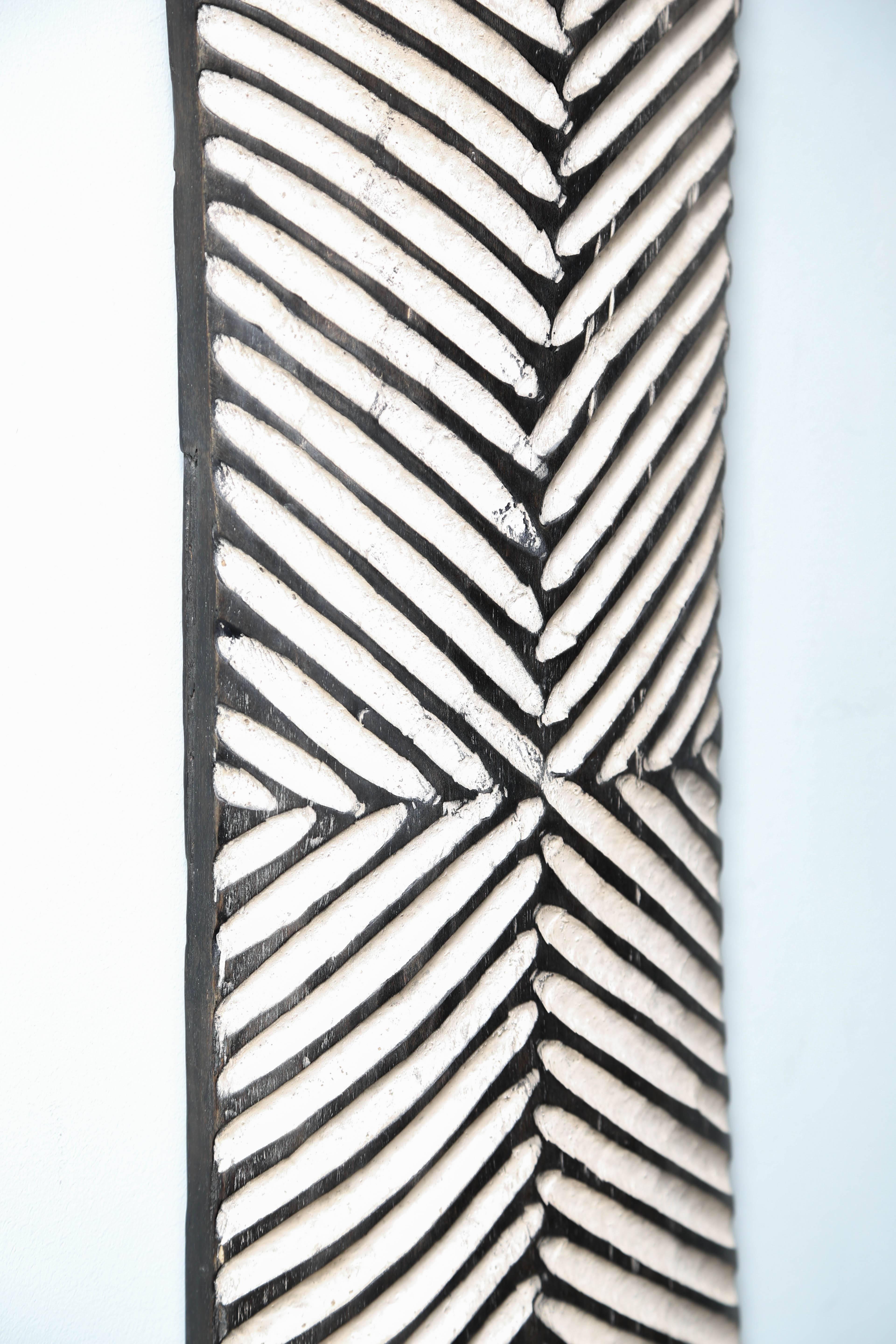 Contemporary Pr/Bamun Shields, Geometrically Hand-Carved Shields, Modern, sell one if needed For Sale