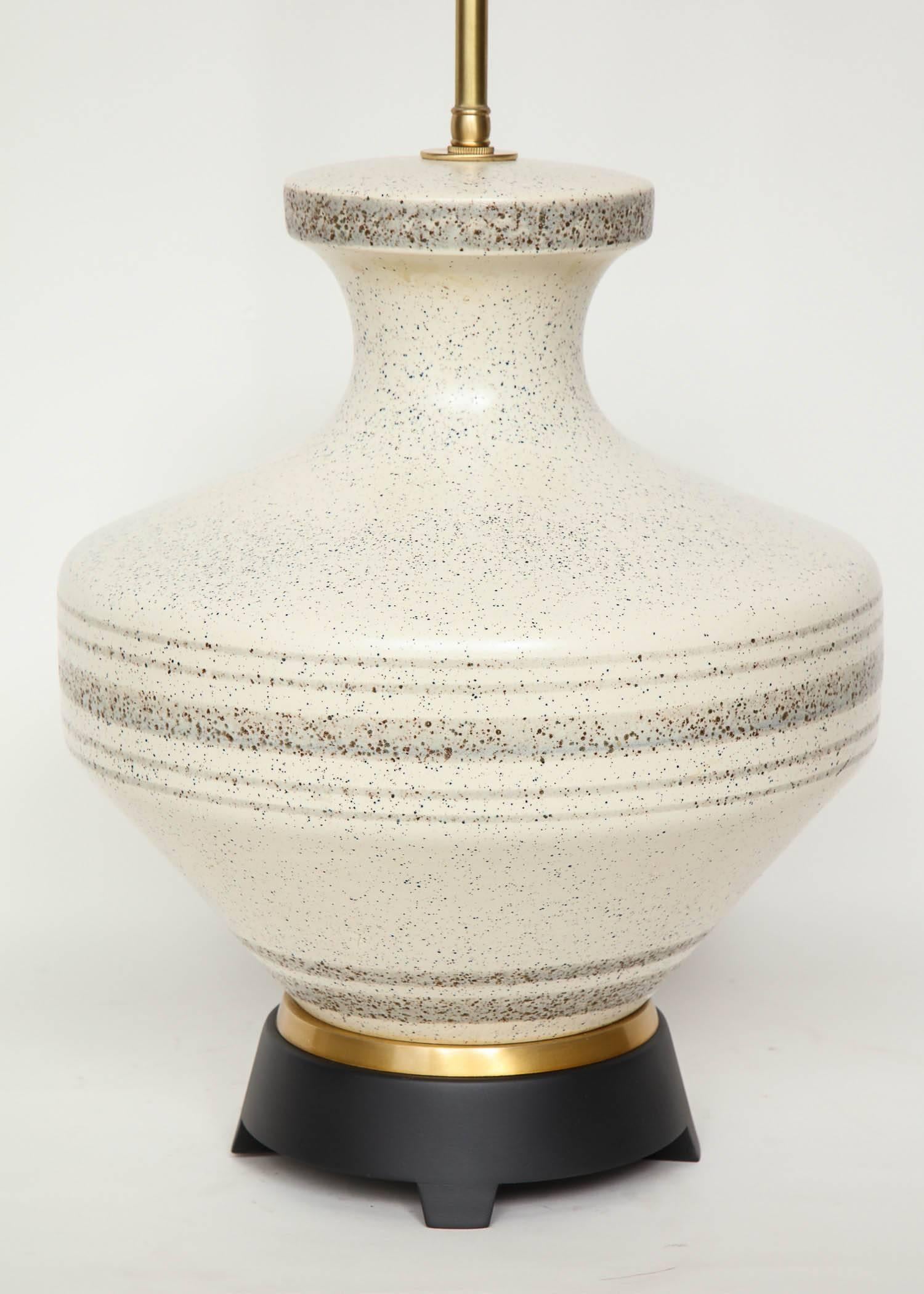 Wood Gerald Thurston Porcelain Lamps For Sale