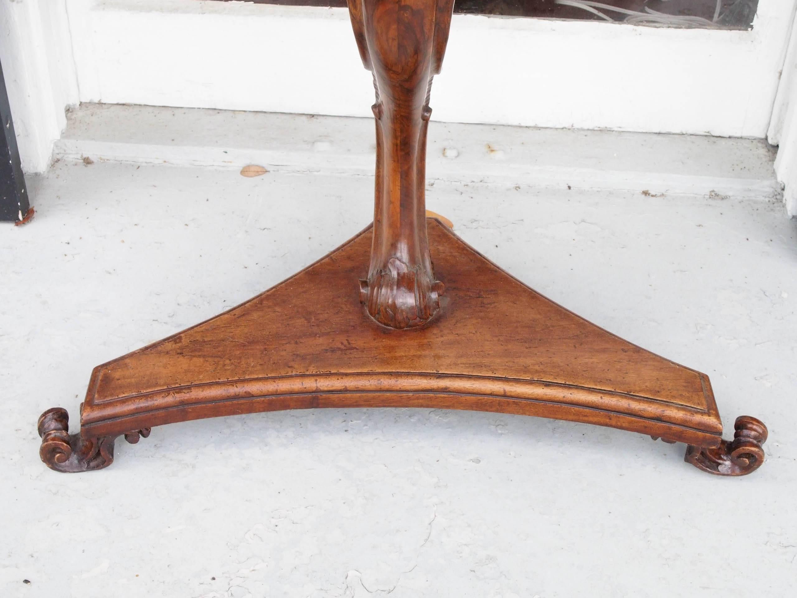 Pair of Italian 18th Century Louis XV Walnut Console Tables 2