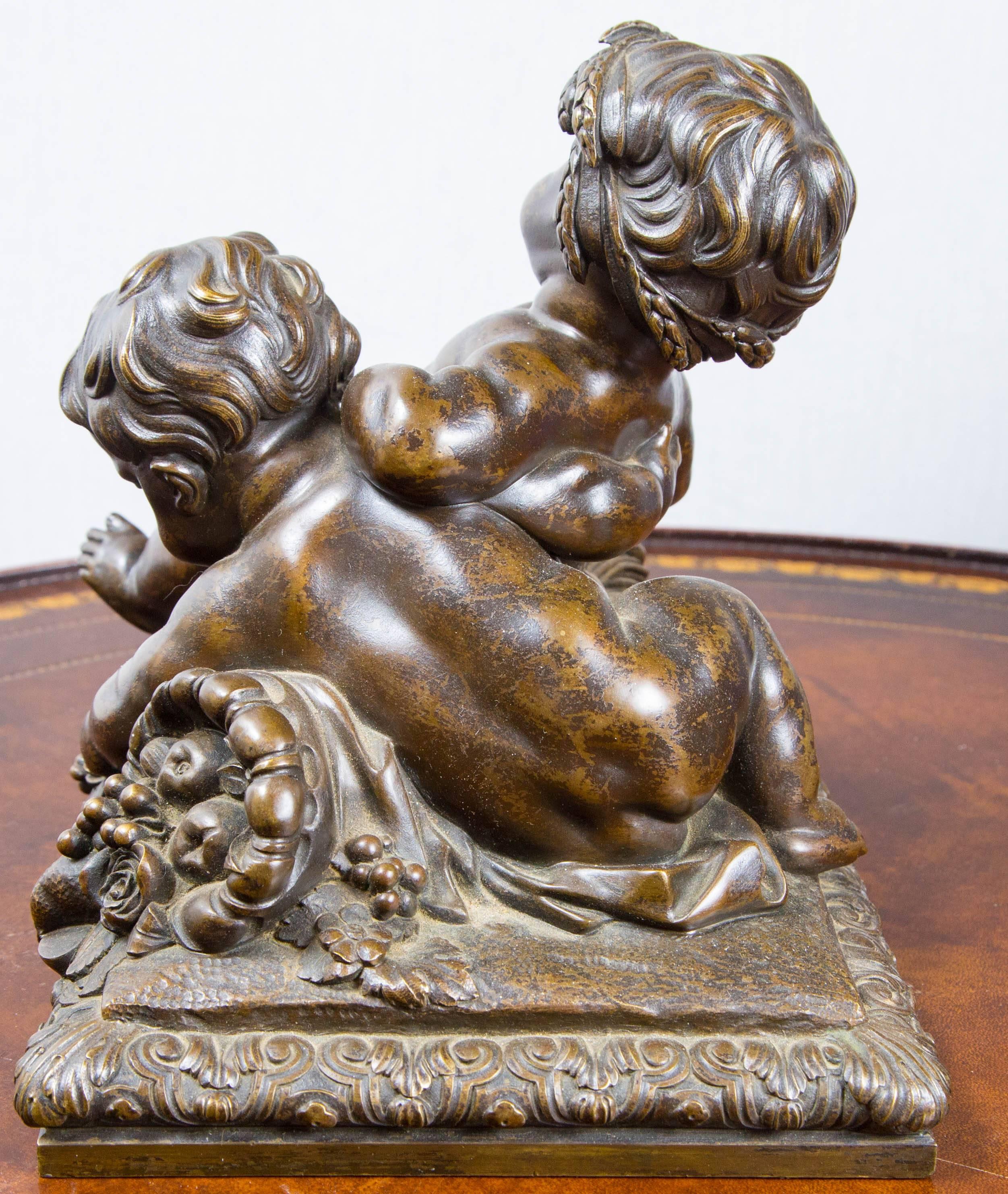 18th Century and Earlier 18th Century French Bronze after La Rue For Sale