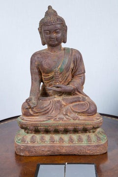 Cast Iron Chinese Figure of the Buddha
