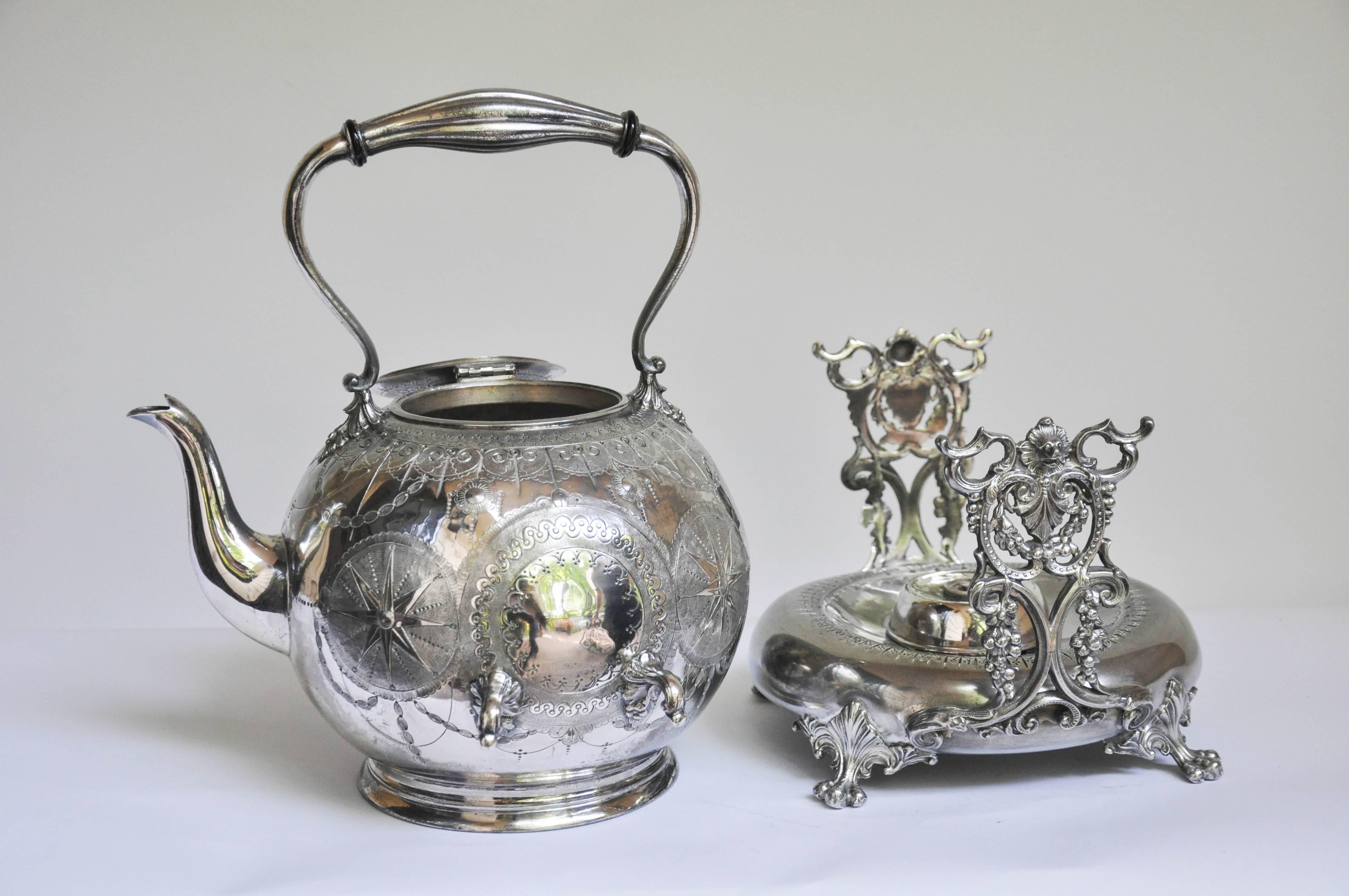 19th Century English Tilting Tea Pot