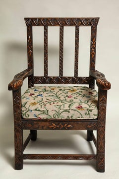 18th Century English Folk Art Chair
