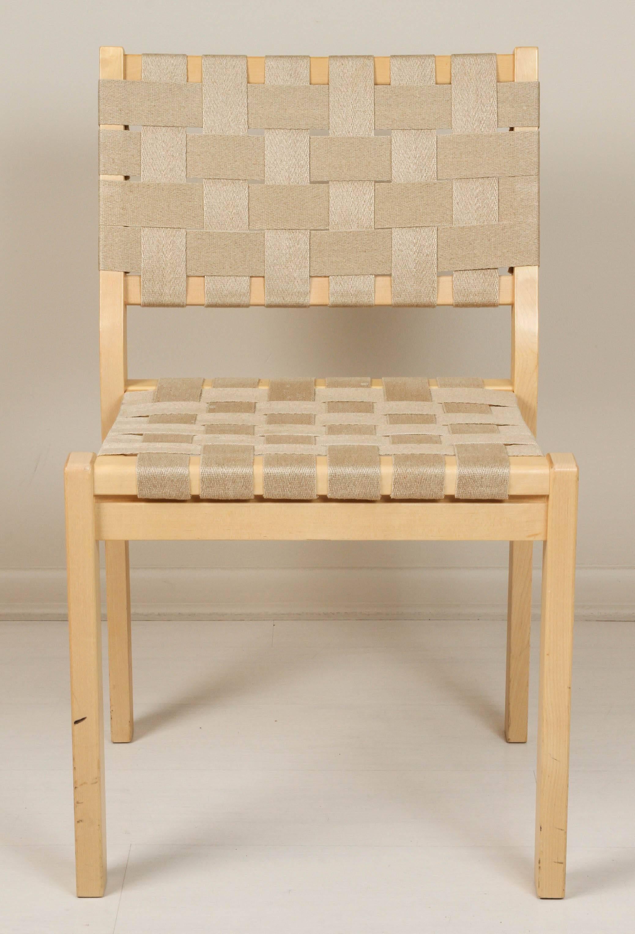 Four Alvar Aalto 900 series Dining Chairs 2