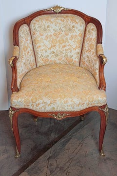 19th Century French Louis XV Desk Chair by Francois Linke