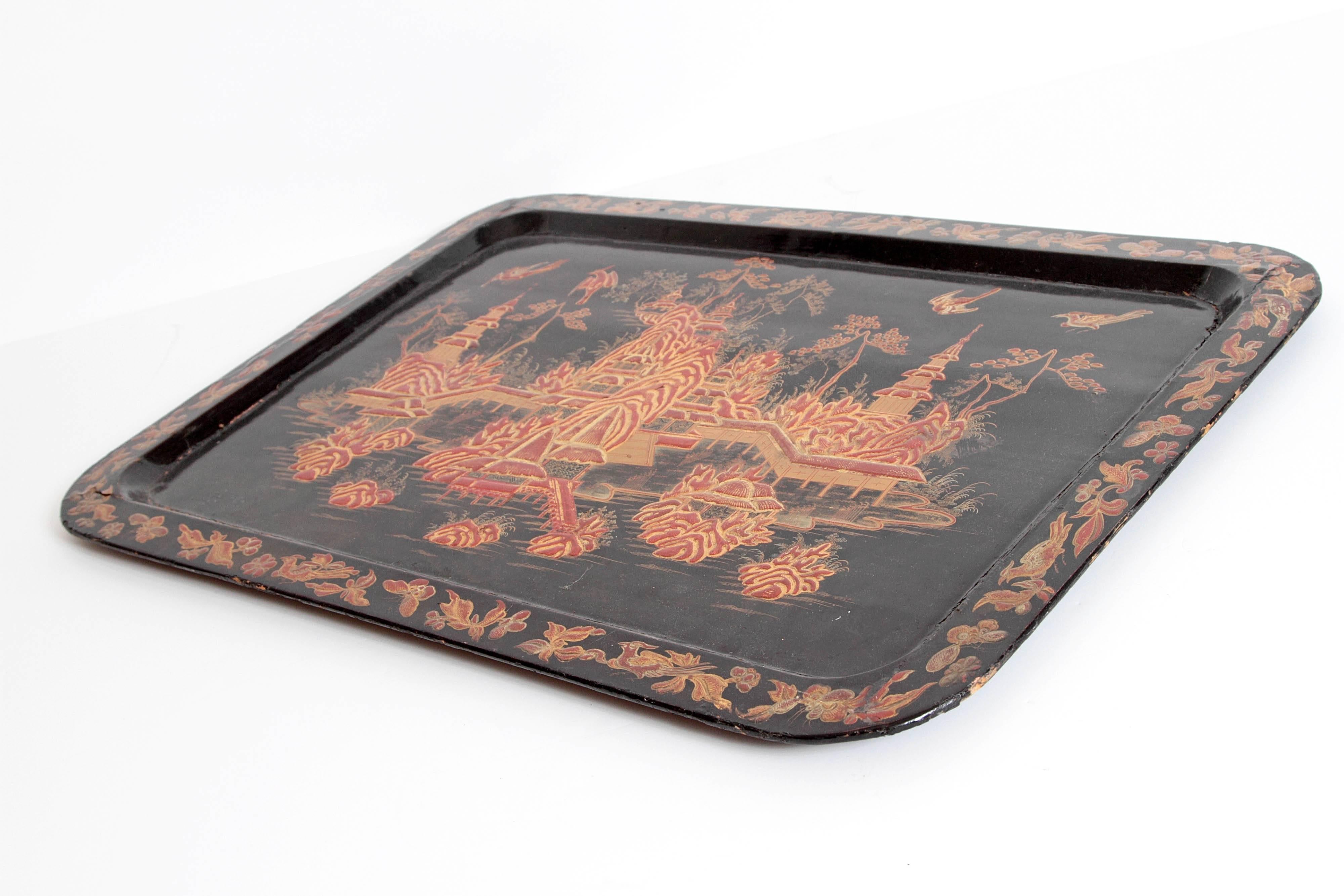 Vintage Lacquer Tray 3