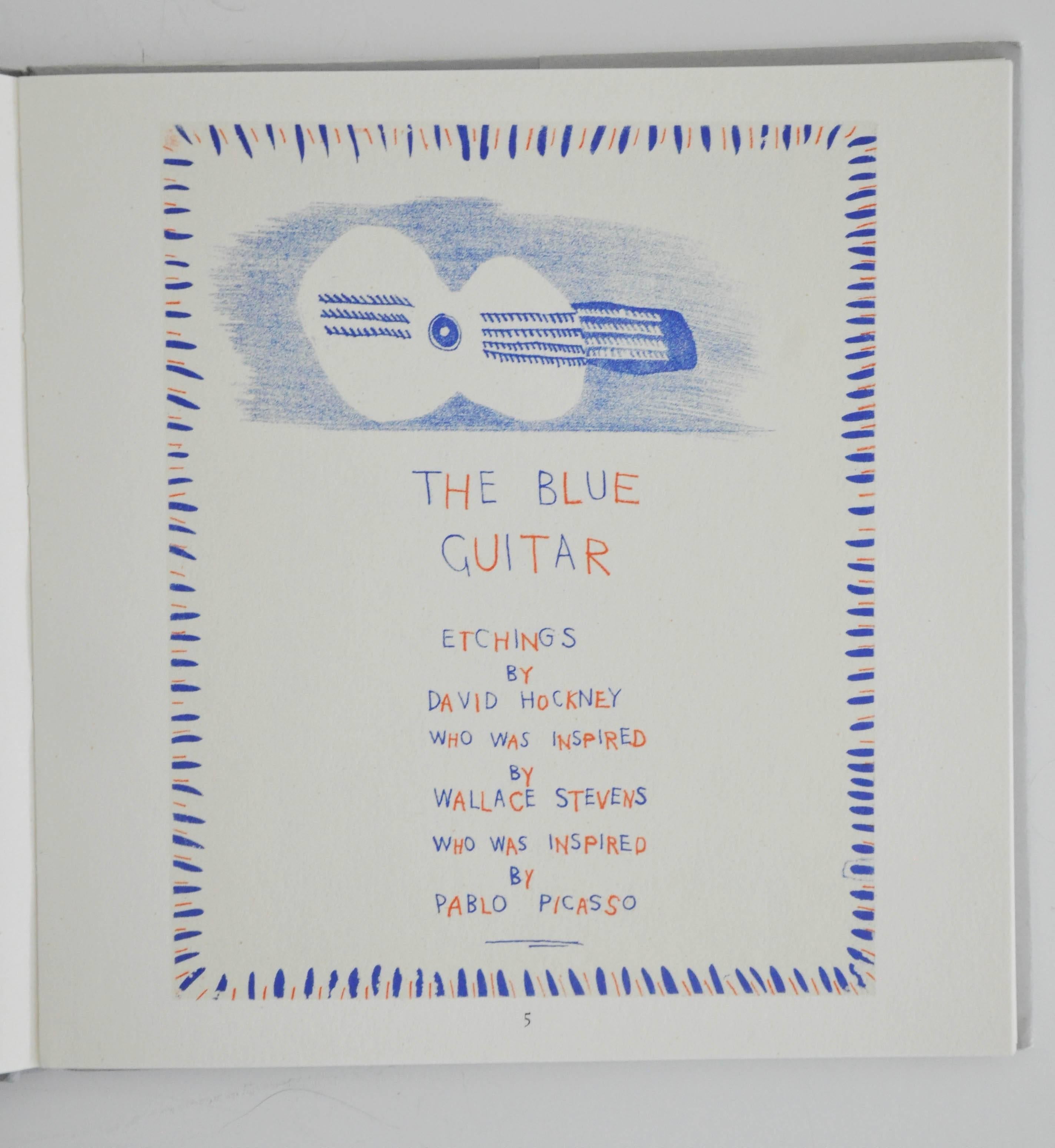 David Hockney Book, The Blue Guitar, 1977 3