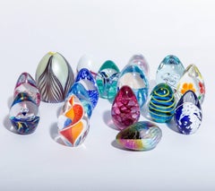 Assorted Murano Glass Eggs
