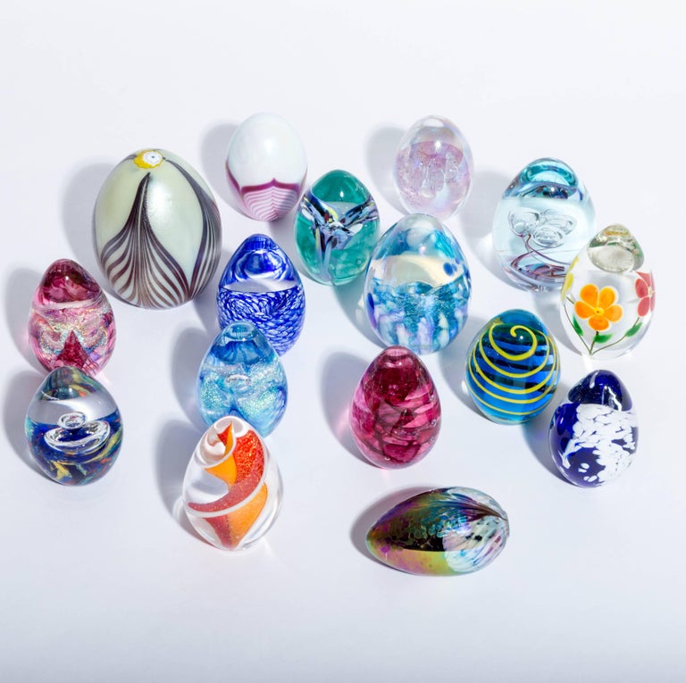Assorted Murano Glass Eggs at 1stDibs