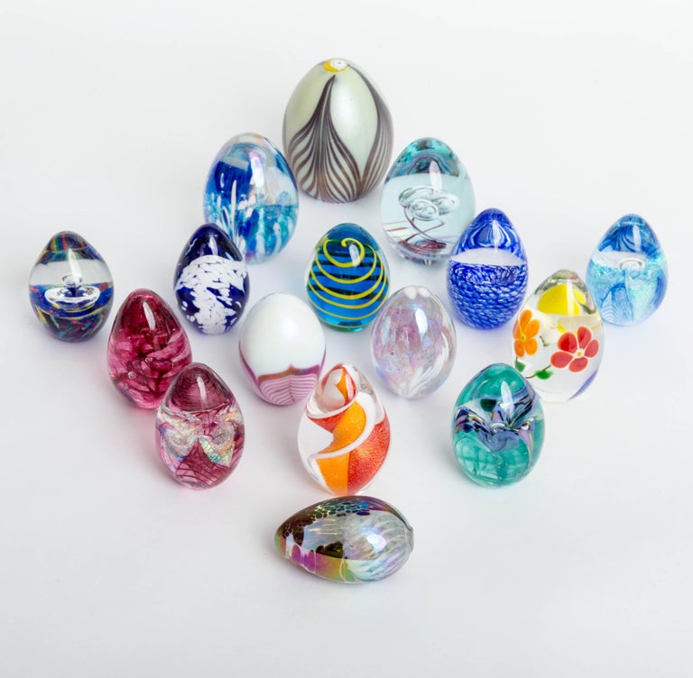 Assorted Murano Glass Eggs at 1stDibs