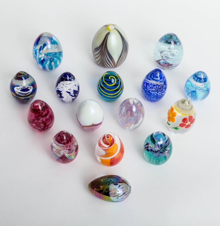 Assorted Murano Glass Eggs at 1stDibs
