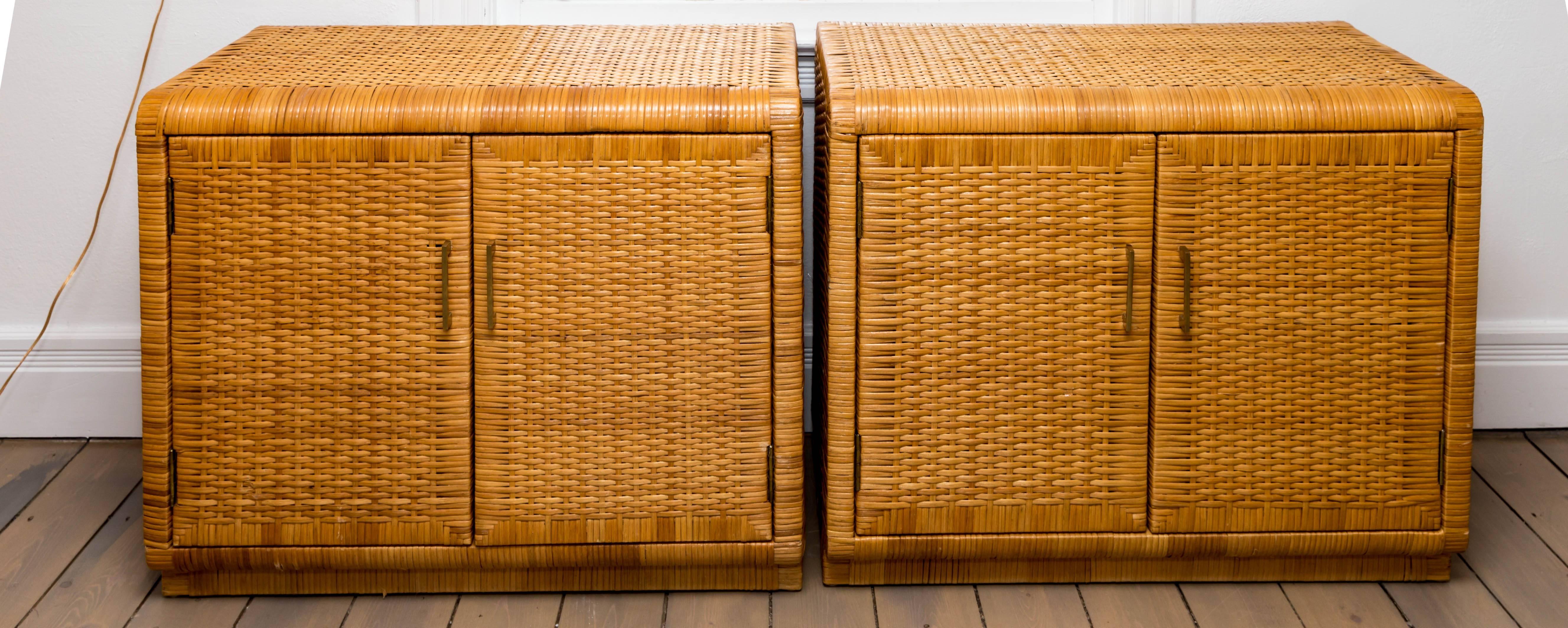 rattan cabinets