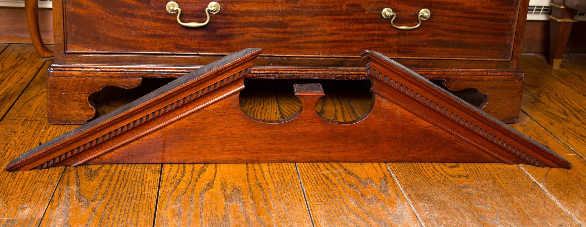 George III Slant Front Bookcase or Secretary 3