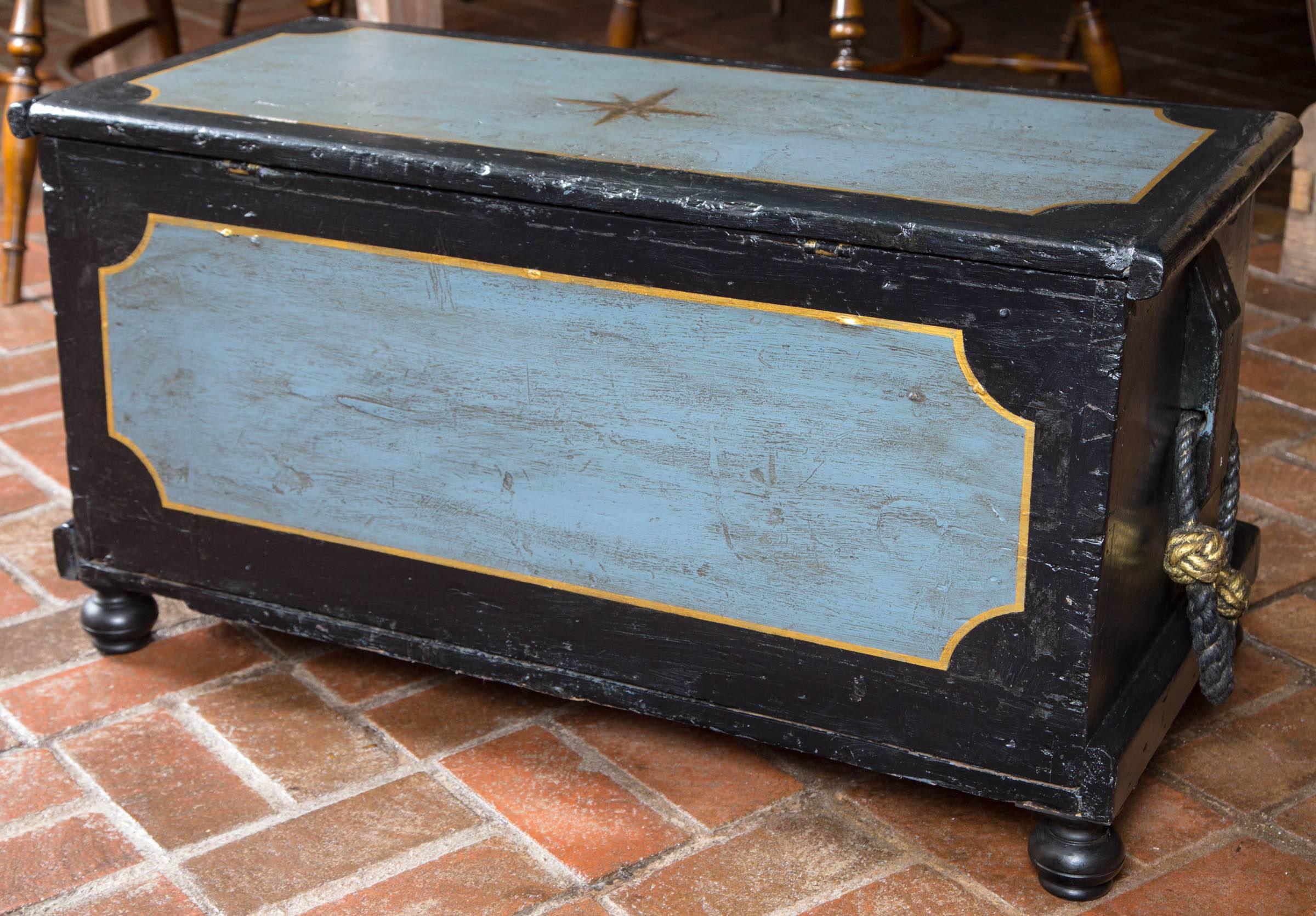 19th Century Welsh Seaman's Chest 1