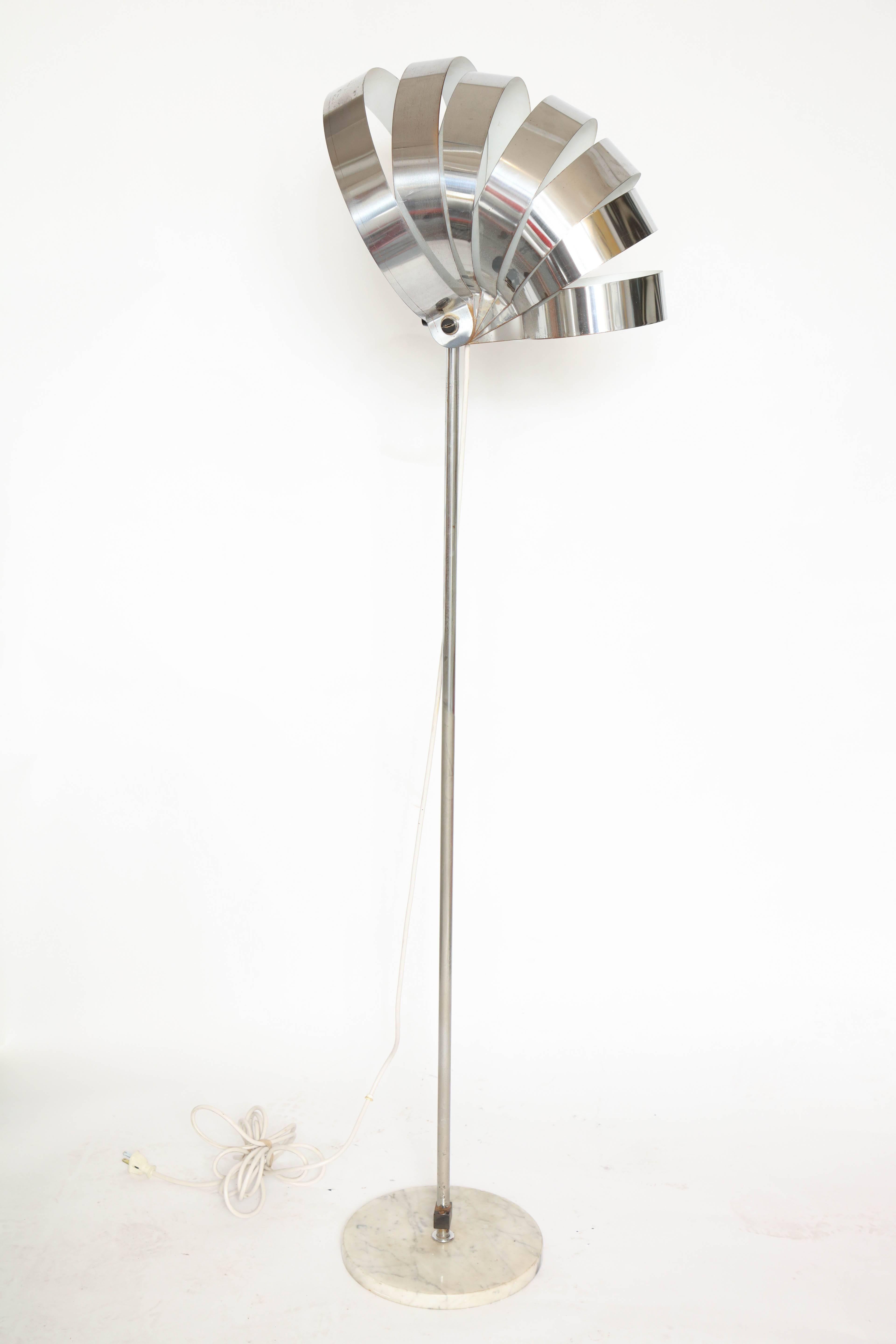 Italian  Floor Lamp Articulated Mid Century Modern Italy 1960s For Sale