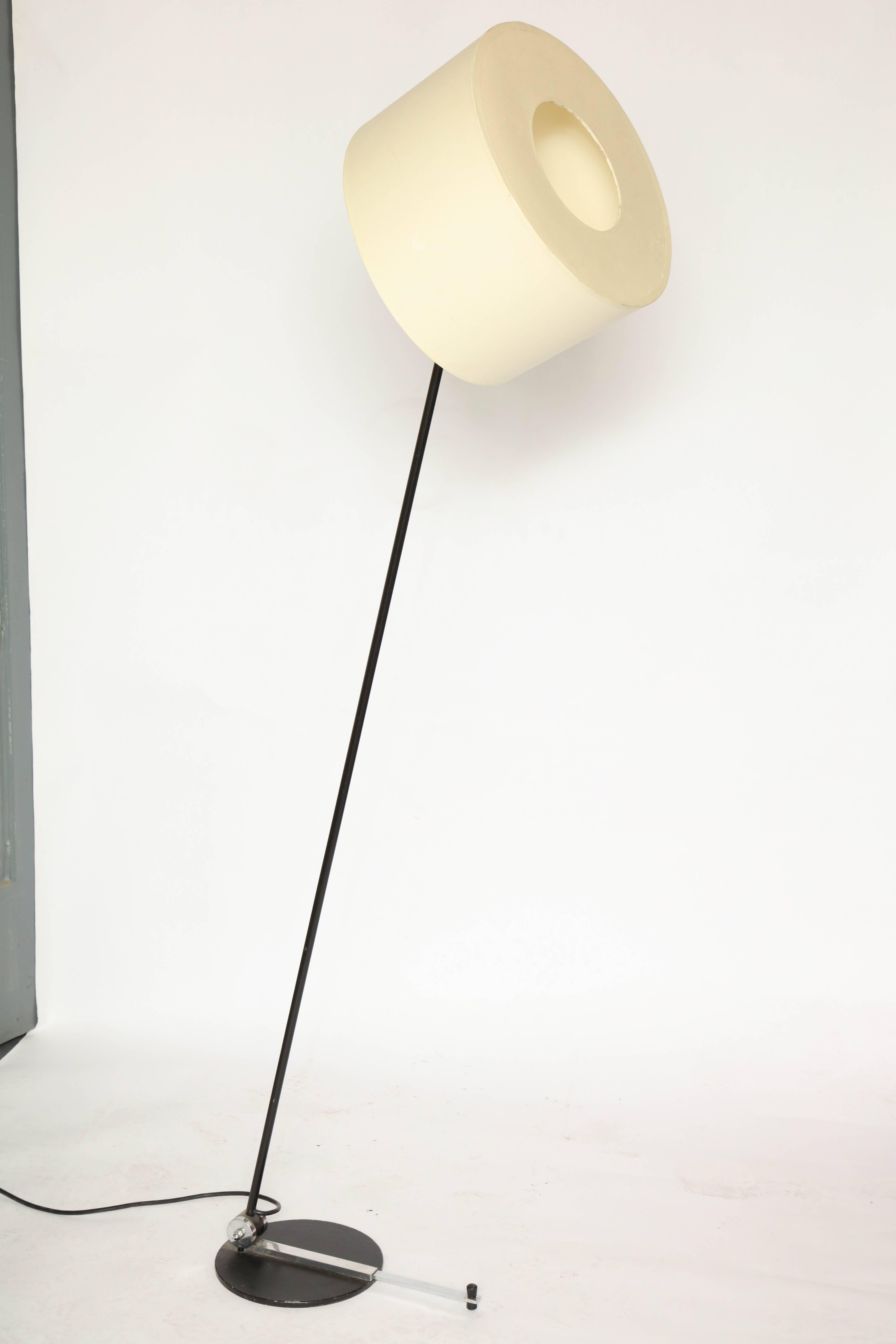 Swiss  Floor Lamp Articulated Mid Century Modern Switzerland 1950's For Sale