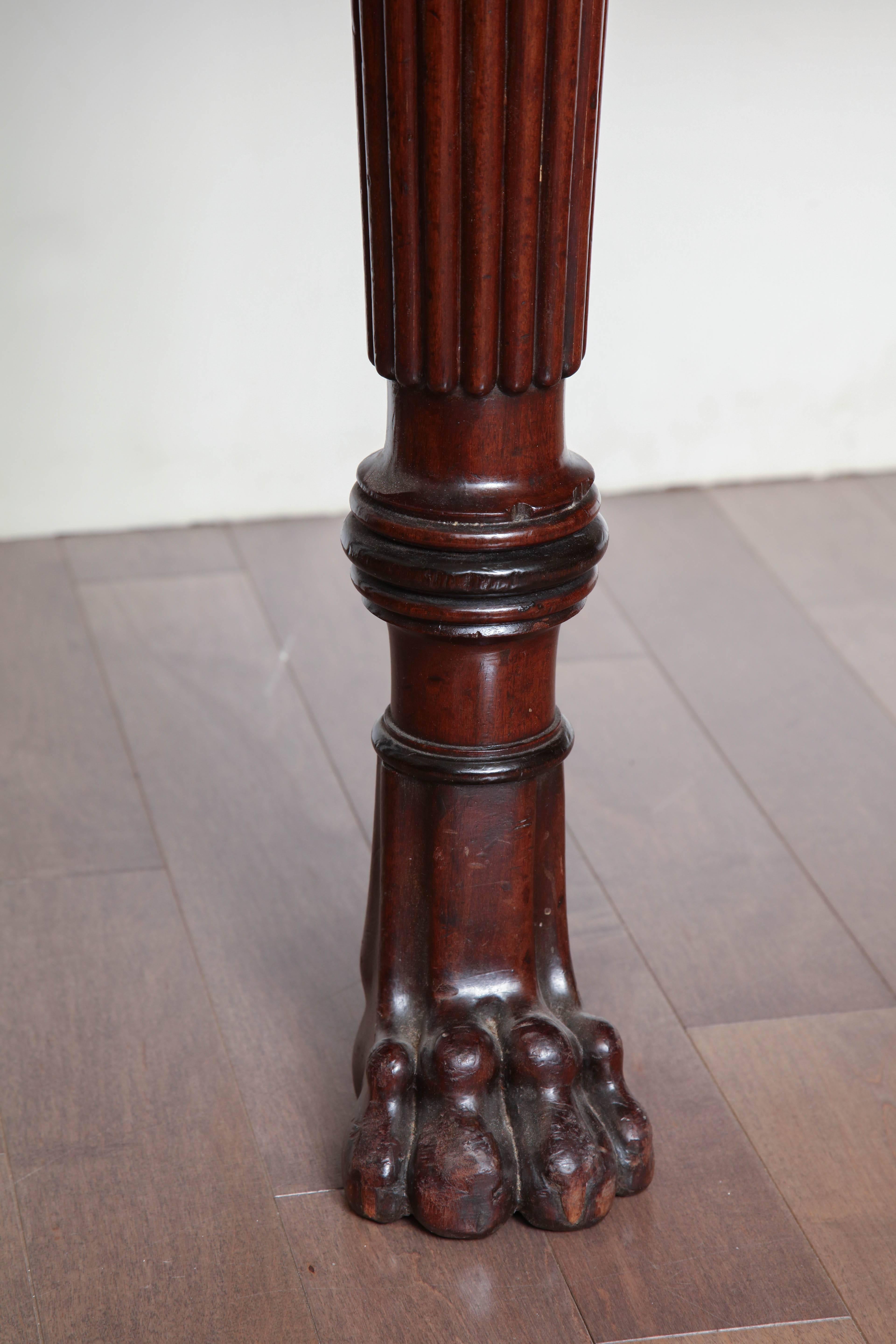 Early 19th Century English Regency, Mahogany Serving Table with Drawer 2