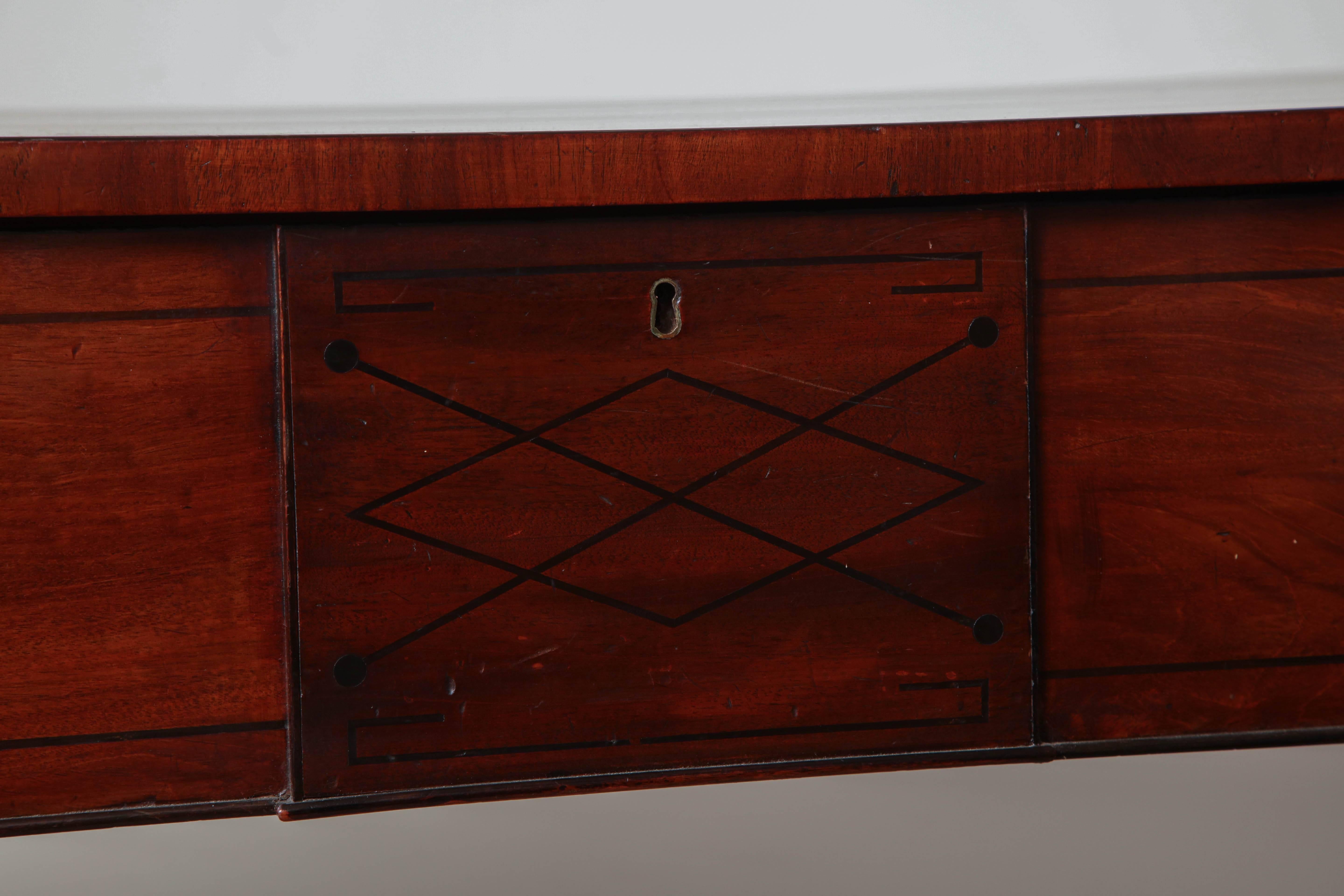 Early 19th Century English Regency, Mahogany Serving Table with Drawer 5
