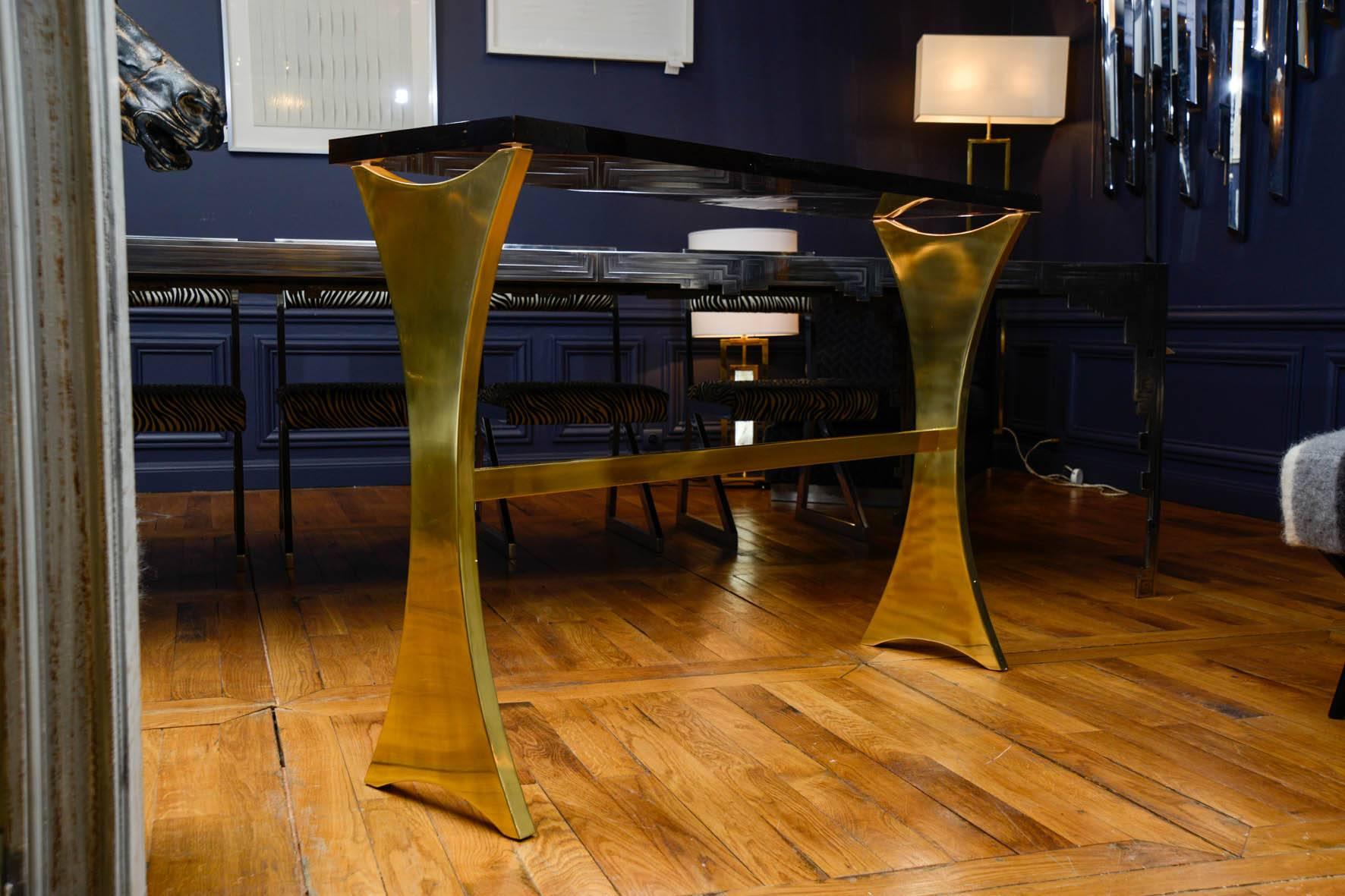 French Brass and Resin Console at cost price