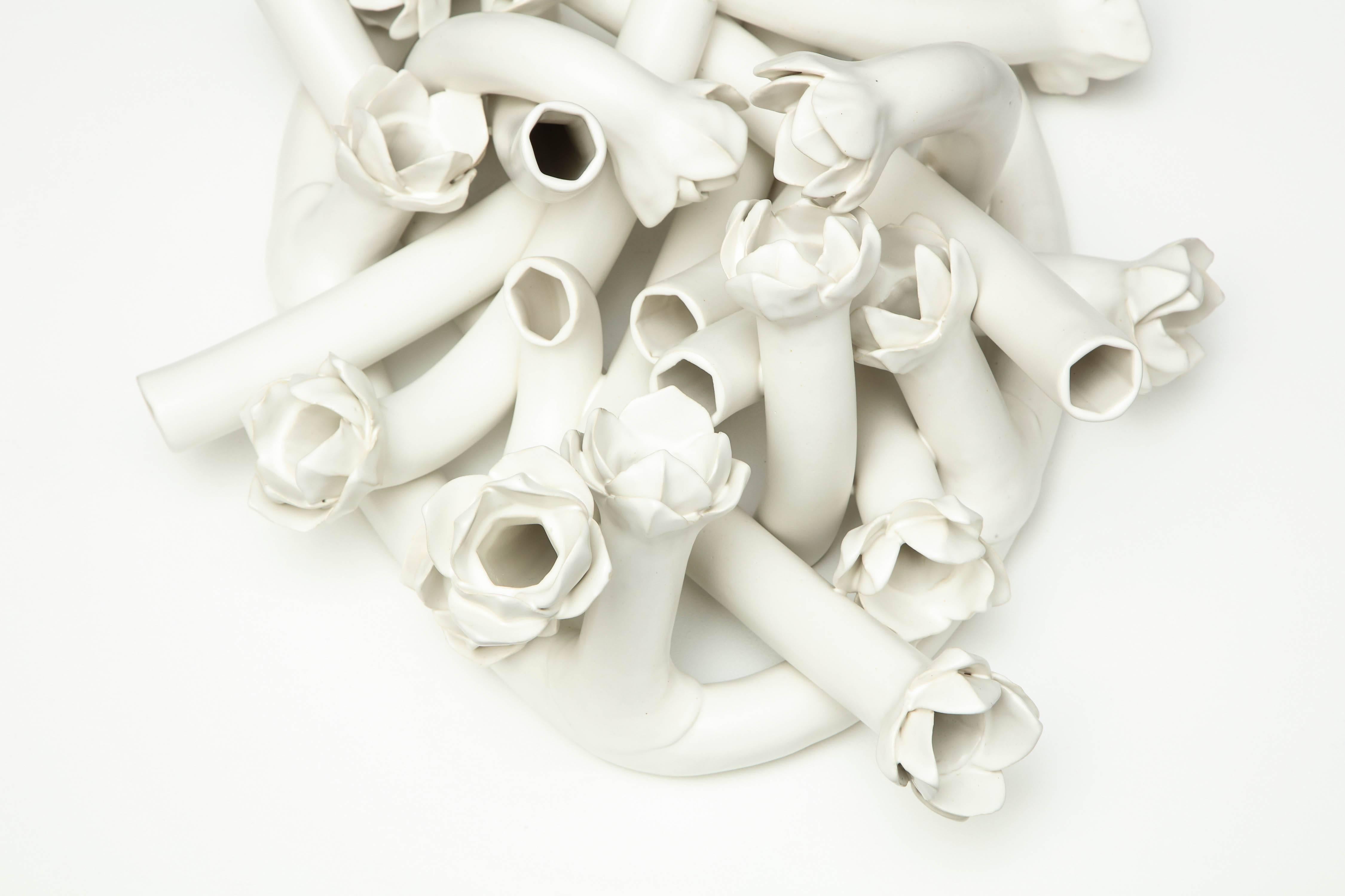 Porcelain Sculpture from the Flora Series by Anat Shiftan, 2017 2