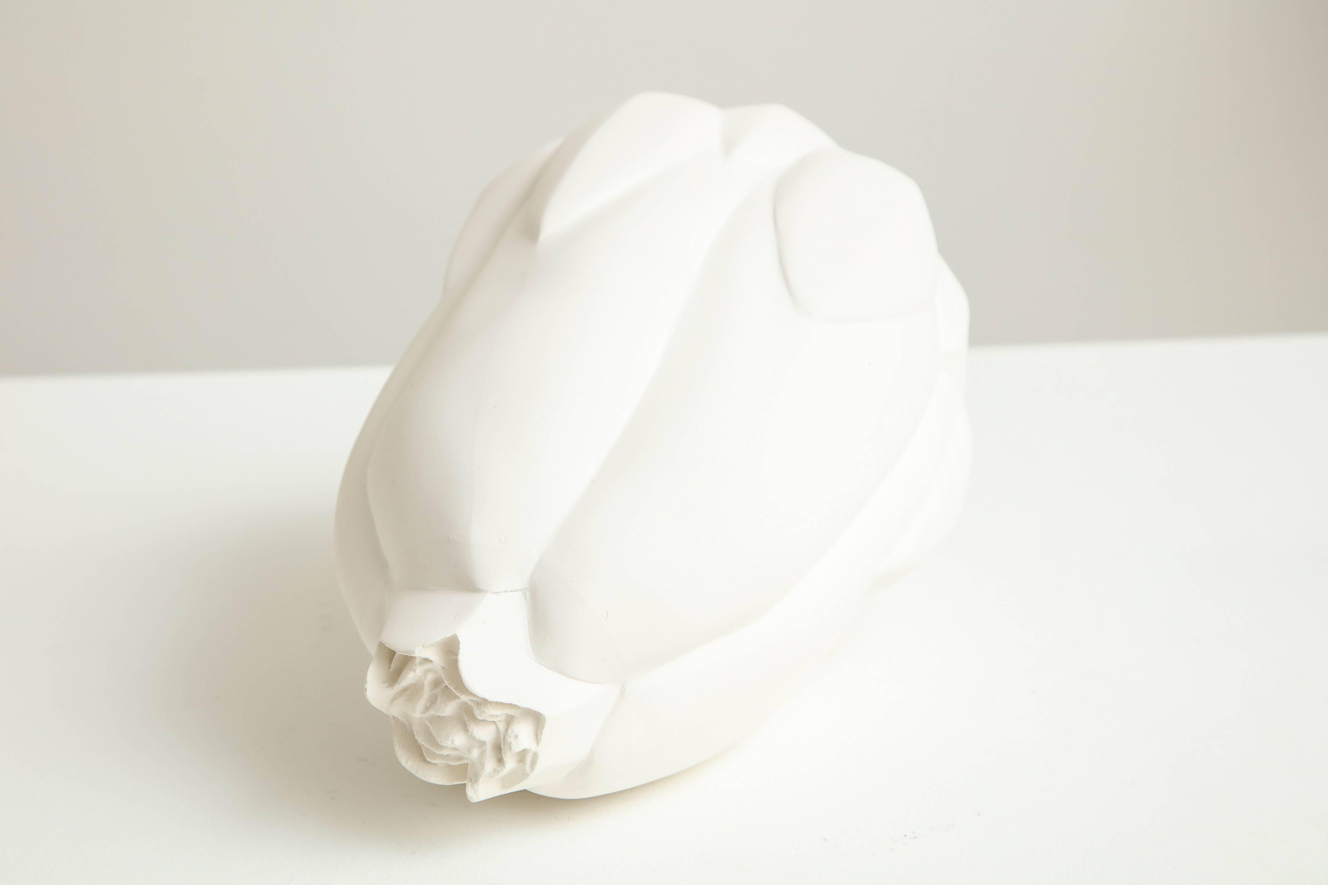 Large Porcelain Bud in White by Anat Shiftan, 2017 1