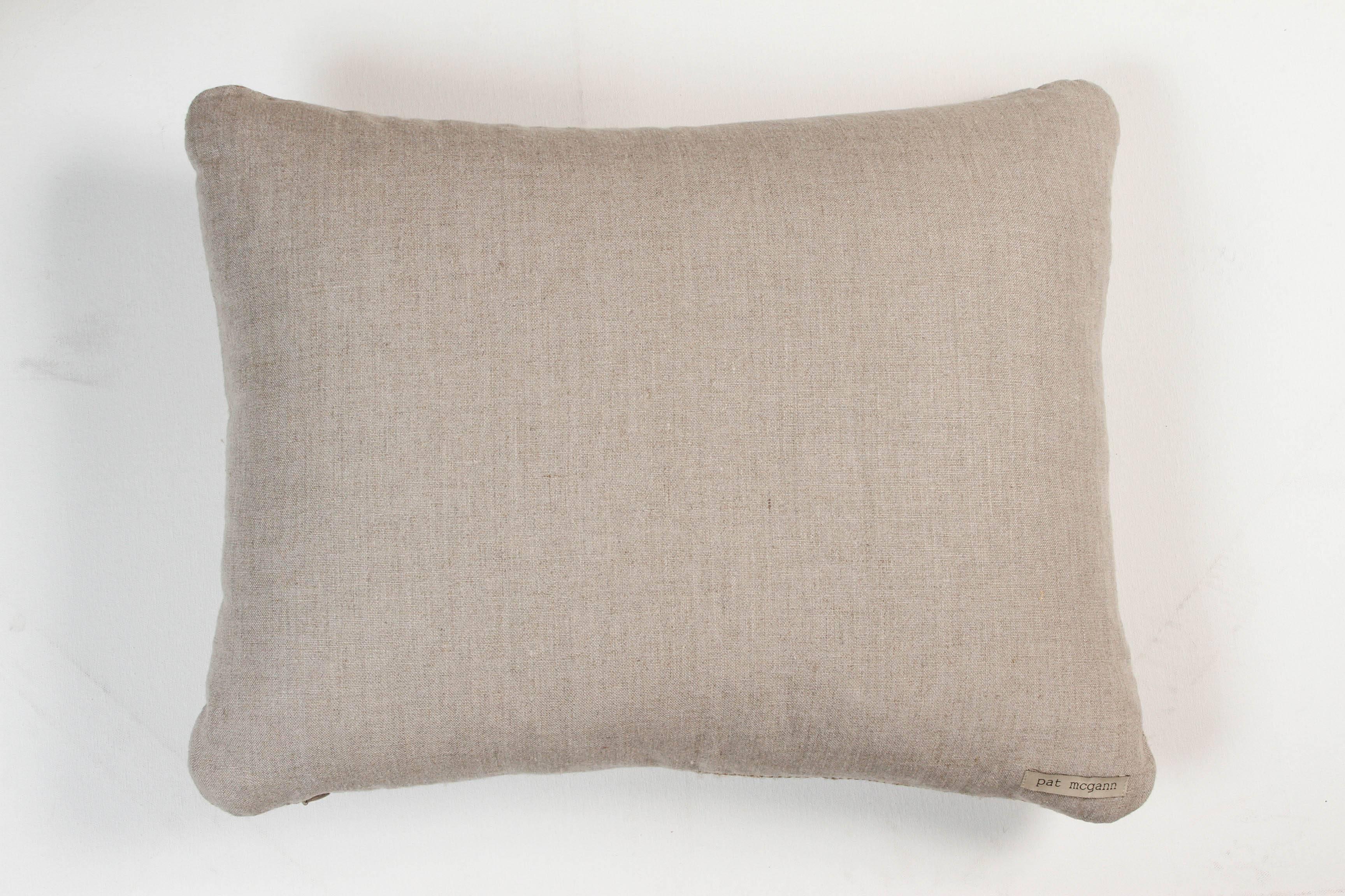 Hand-Woven Indian Handwoven Pillow For Sale