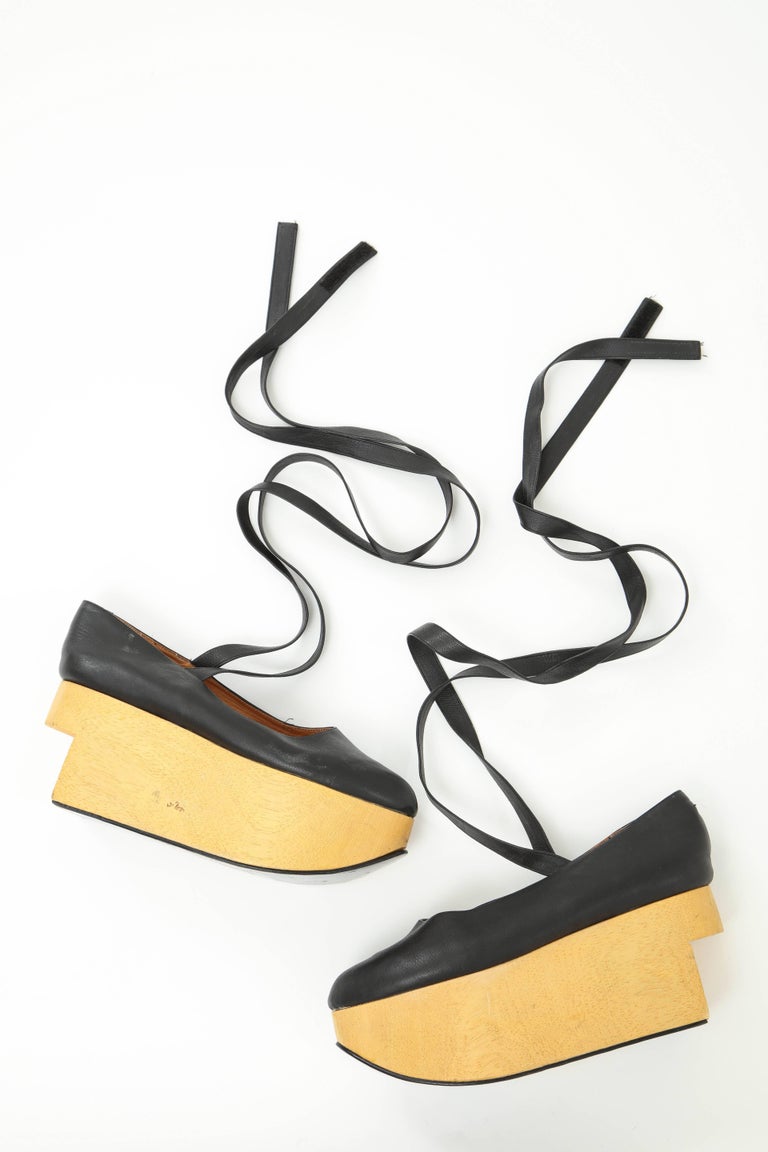 Pair of 1985 Vivienne Westwood Iconic Rocking Horse Shoes For Sale at