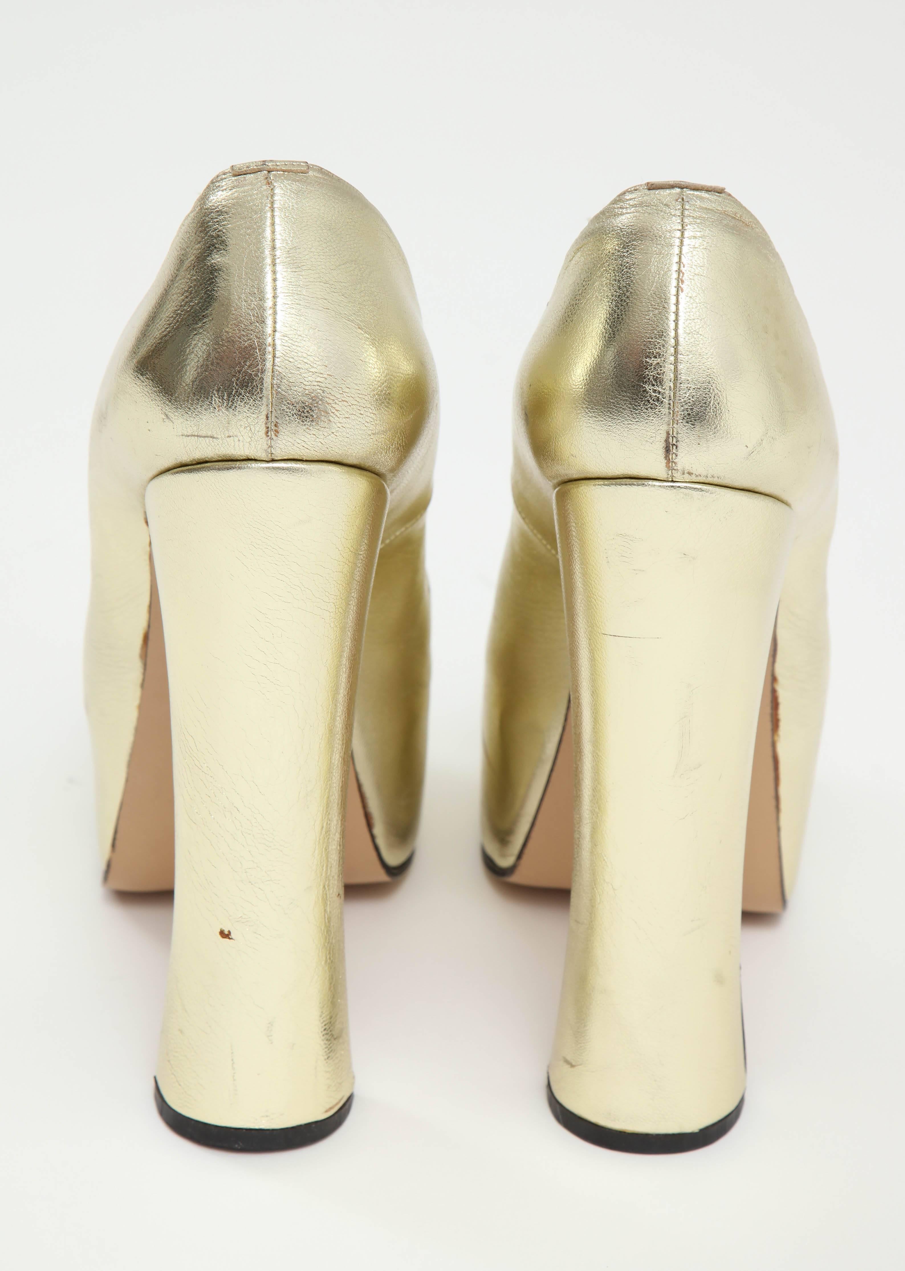 Late 20th Century Iconic Rare Pair of Vivienne Westwood Shoes For Sale