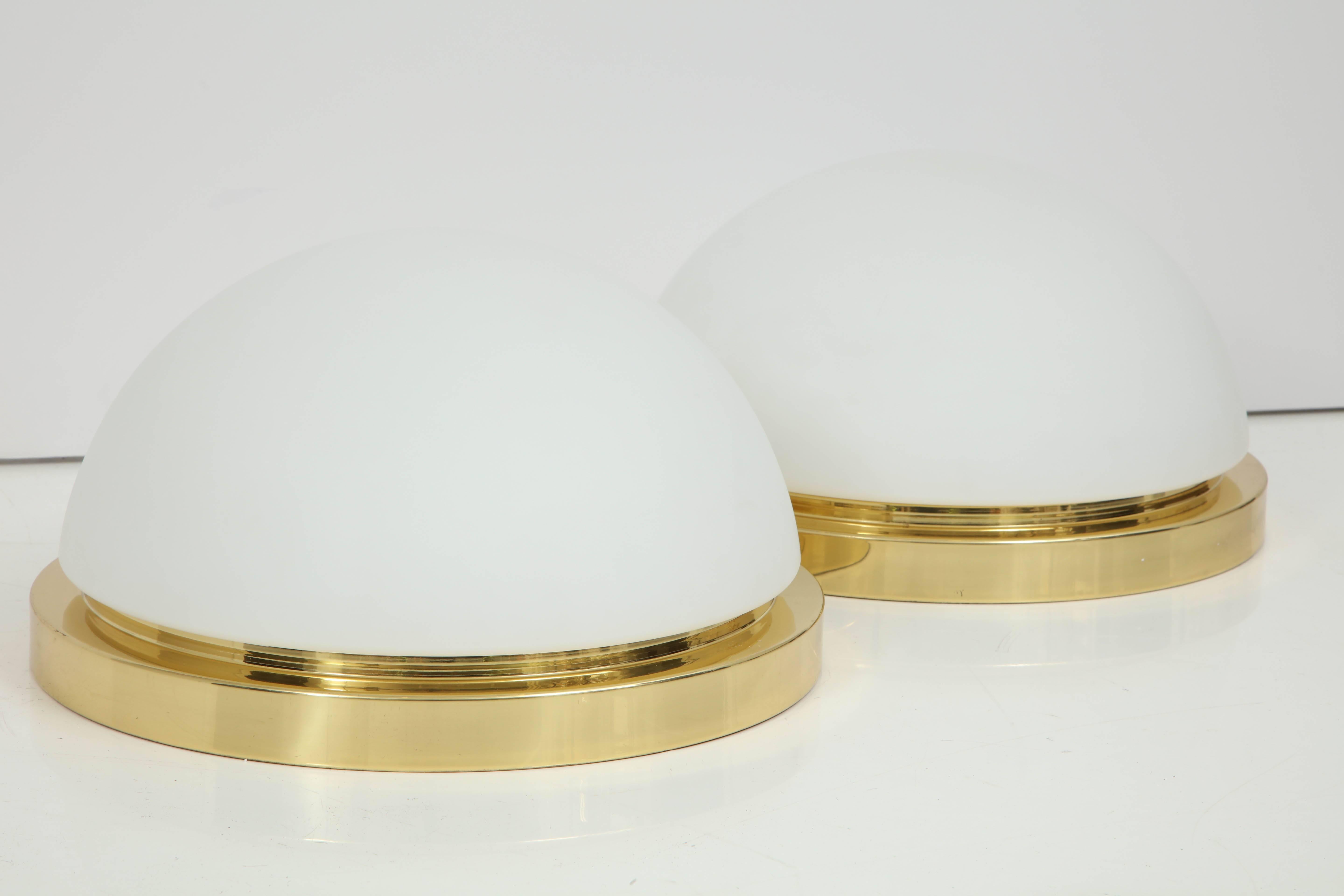 Mid-Century Modern Appliques ou lampes encastrables très grandes Limburg en vente