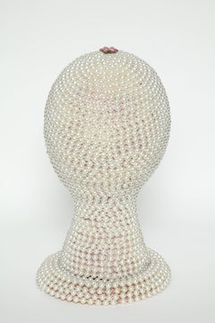 W. Beaupre Pearl Encrusted Android Bust