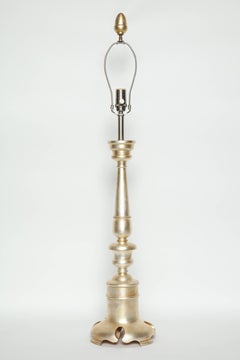 Mont Style Aged Silver Leaf Lamps