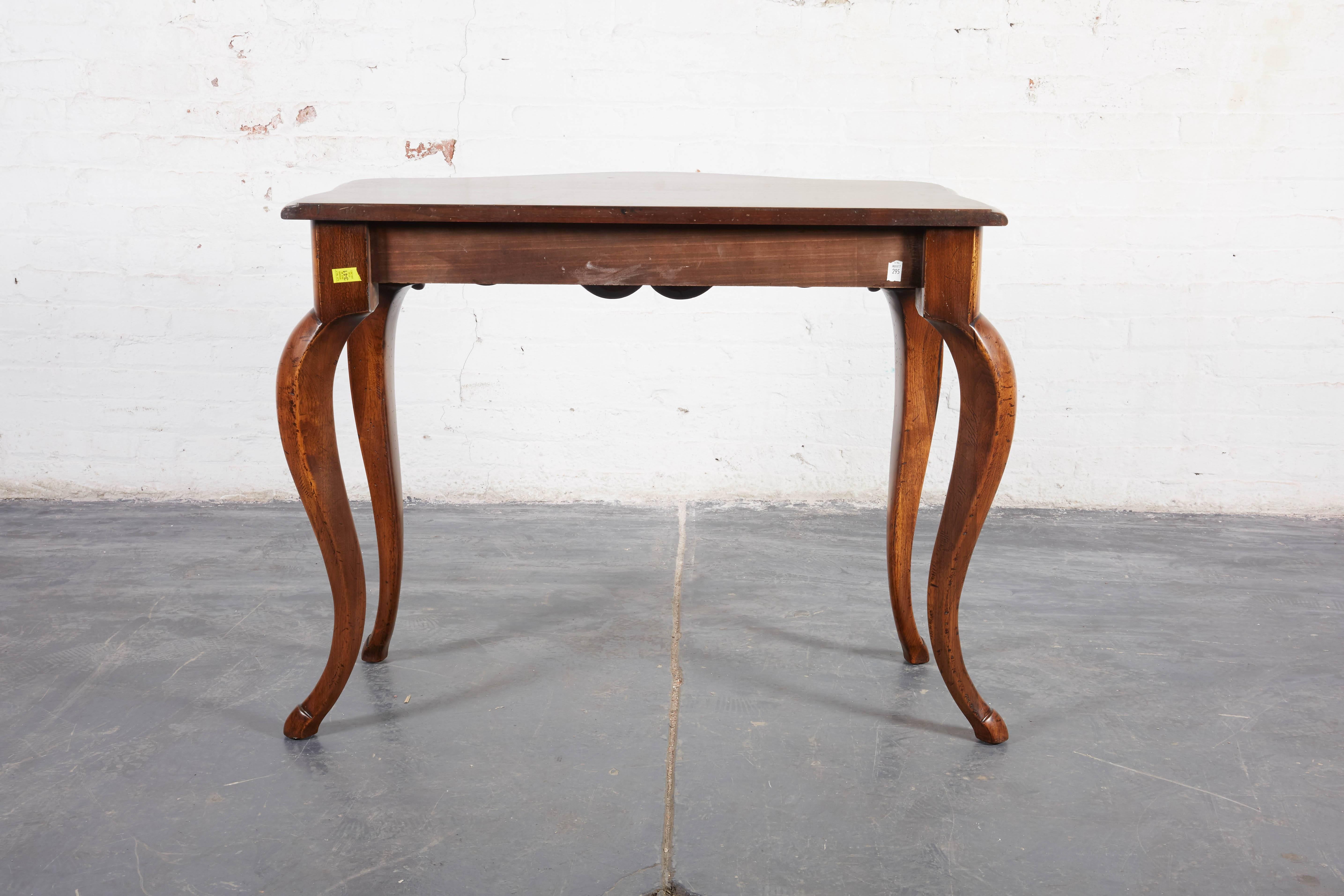 Fine Pair of Mid-19th Century Walnut Console Tables 2