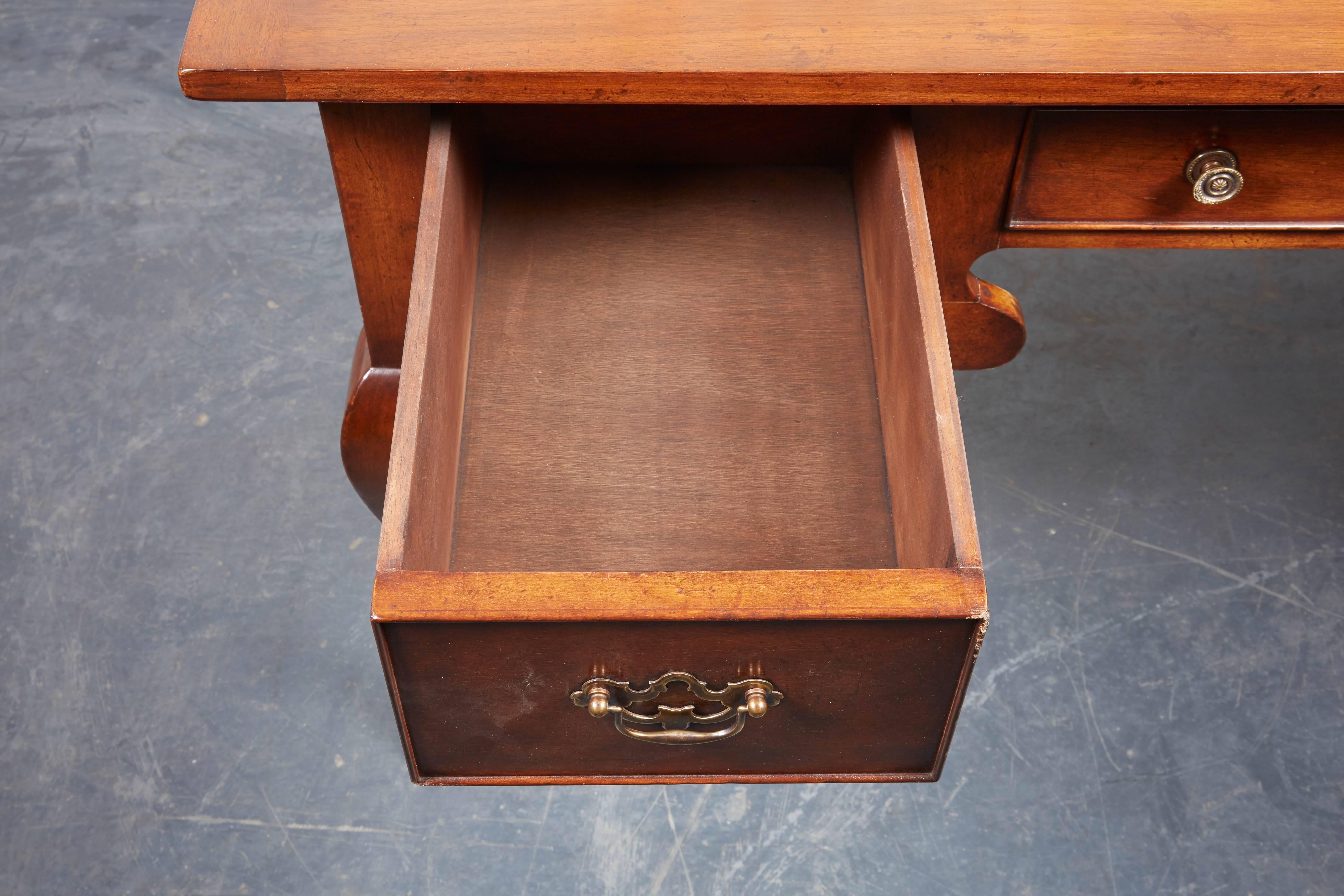 Louis XV Style Fruitwood Writing Table In Excellent Condition In New York, NY