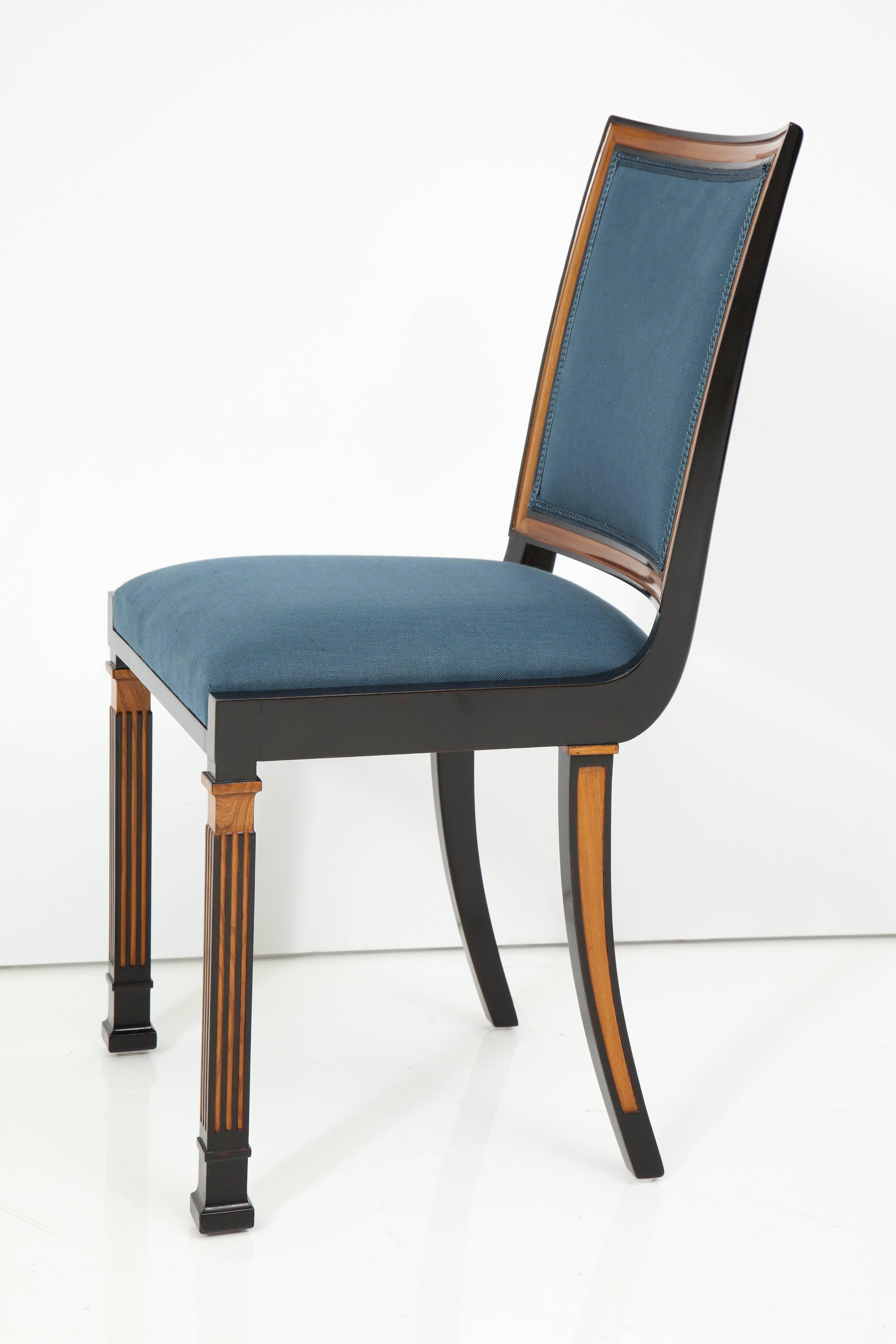 Mid-20th Century Set of 11 Swedish Grace Side Chairs by Erik Chambert, circa 1930-1940