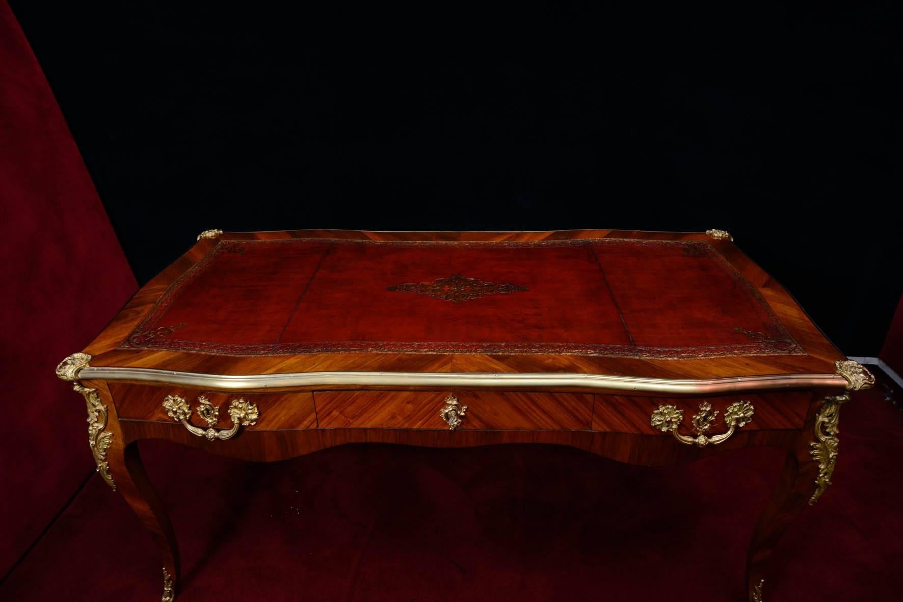 French Writing Desk, Style Louis XV, Early 19th Century